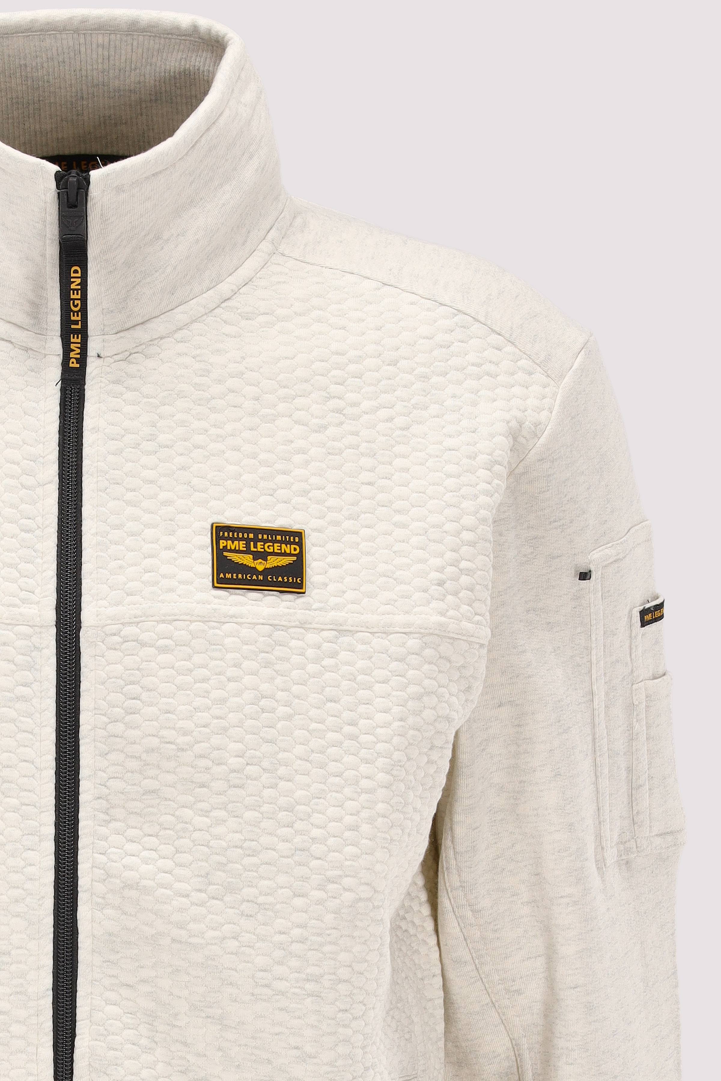 PME Legend - Zip jacket jacquard interlock 