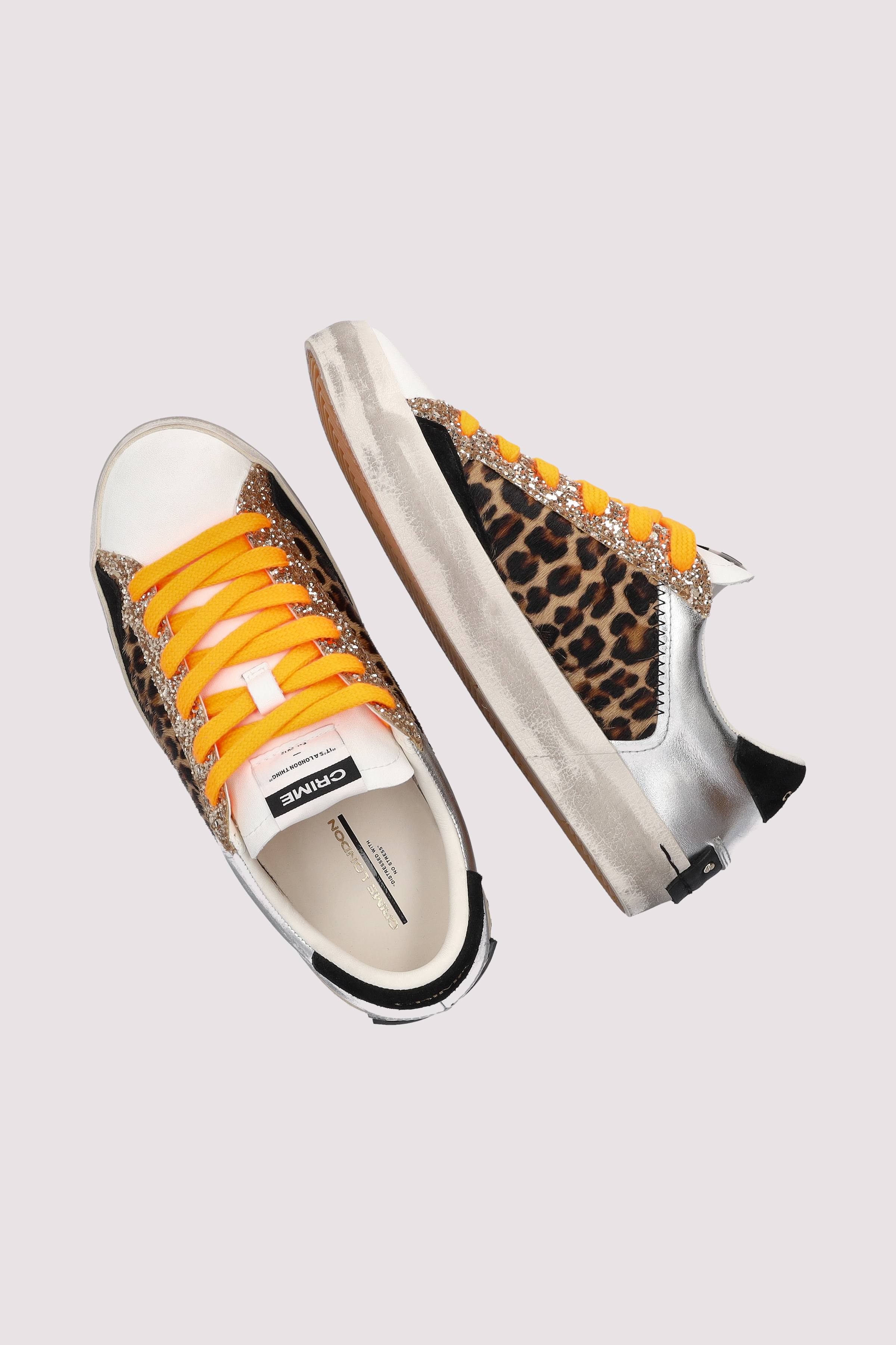 Crime London - Crime London Damen Sneaker Low-Top Bunt
