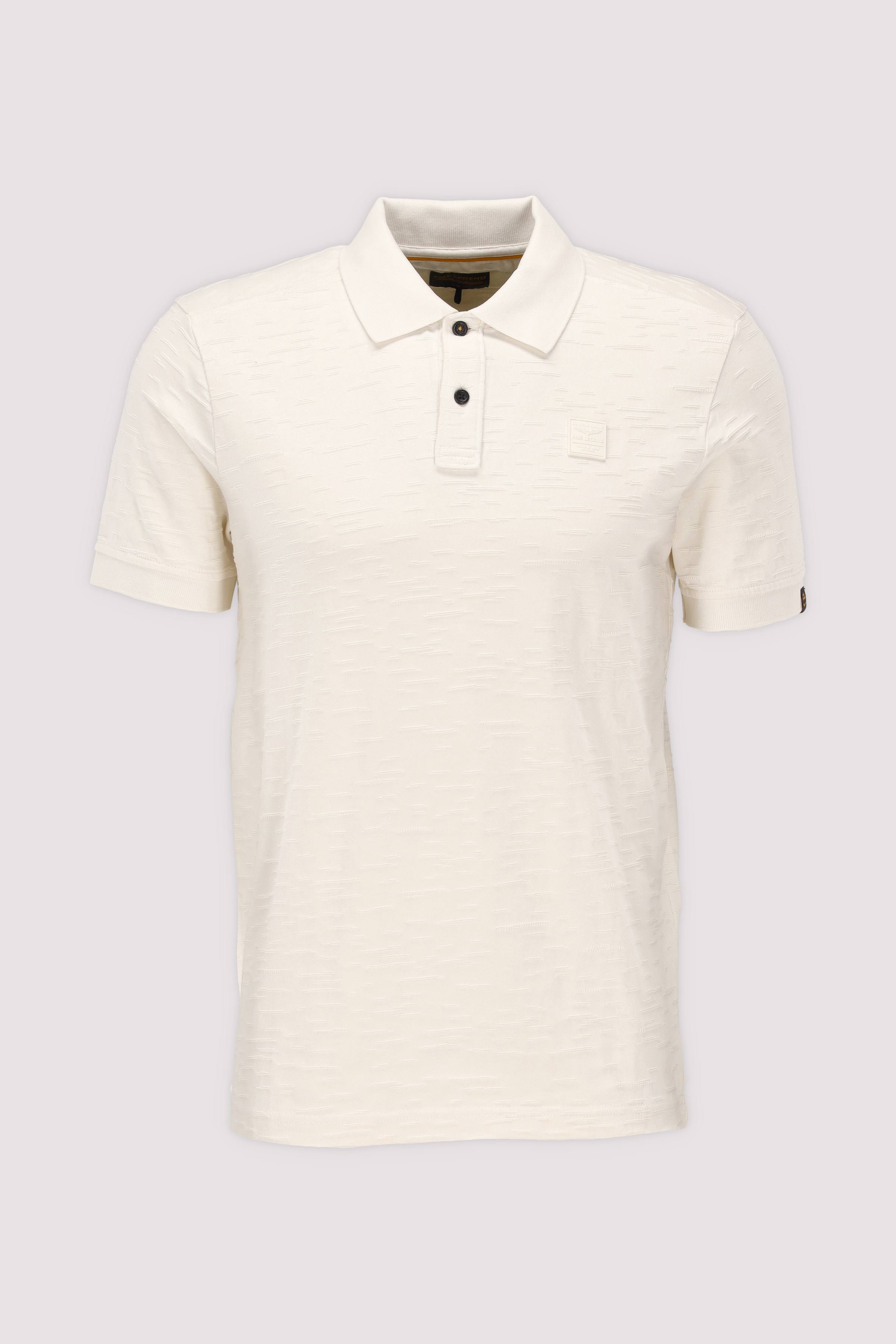 Short sleeve polo jacquard jer