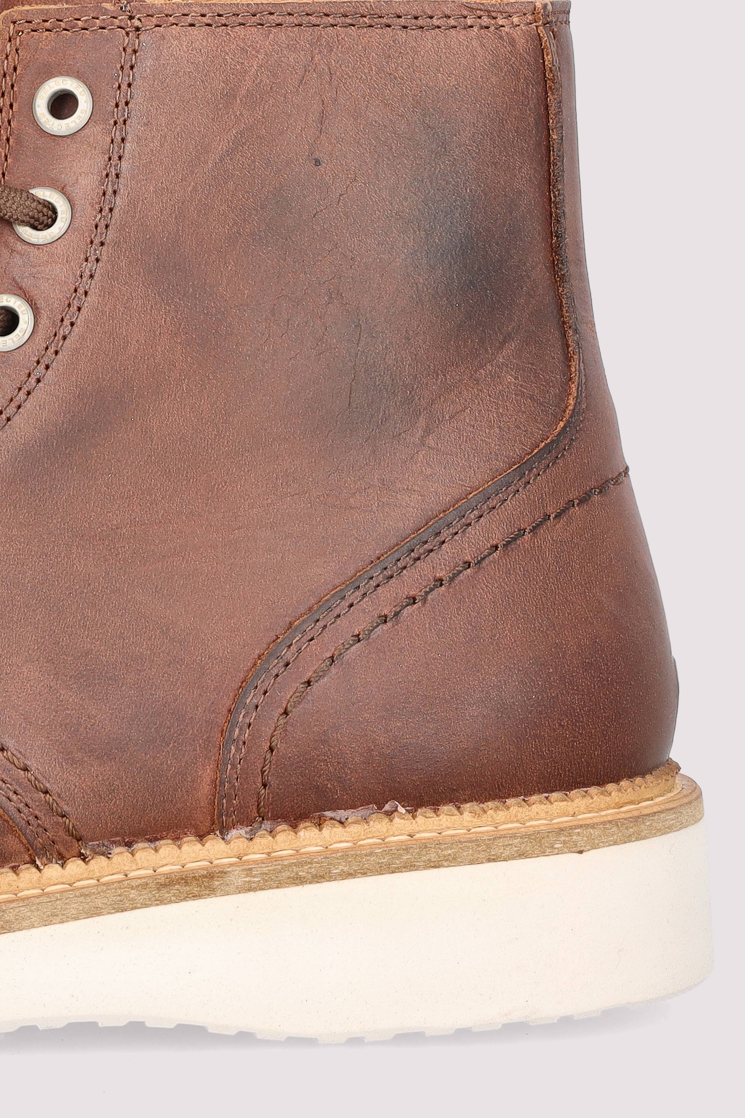 Selected - SLHTEO NEW LEATHER MOC-TOE BOO Selected - SLHTEO NEW LEATHER MOC-TOE BOO