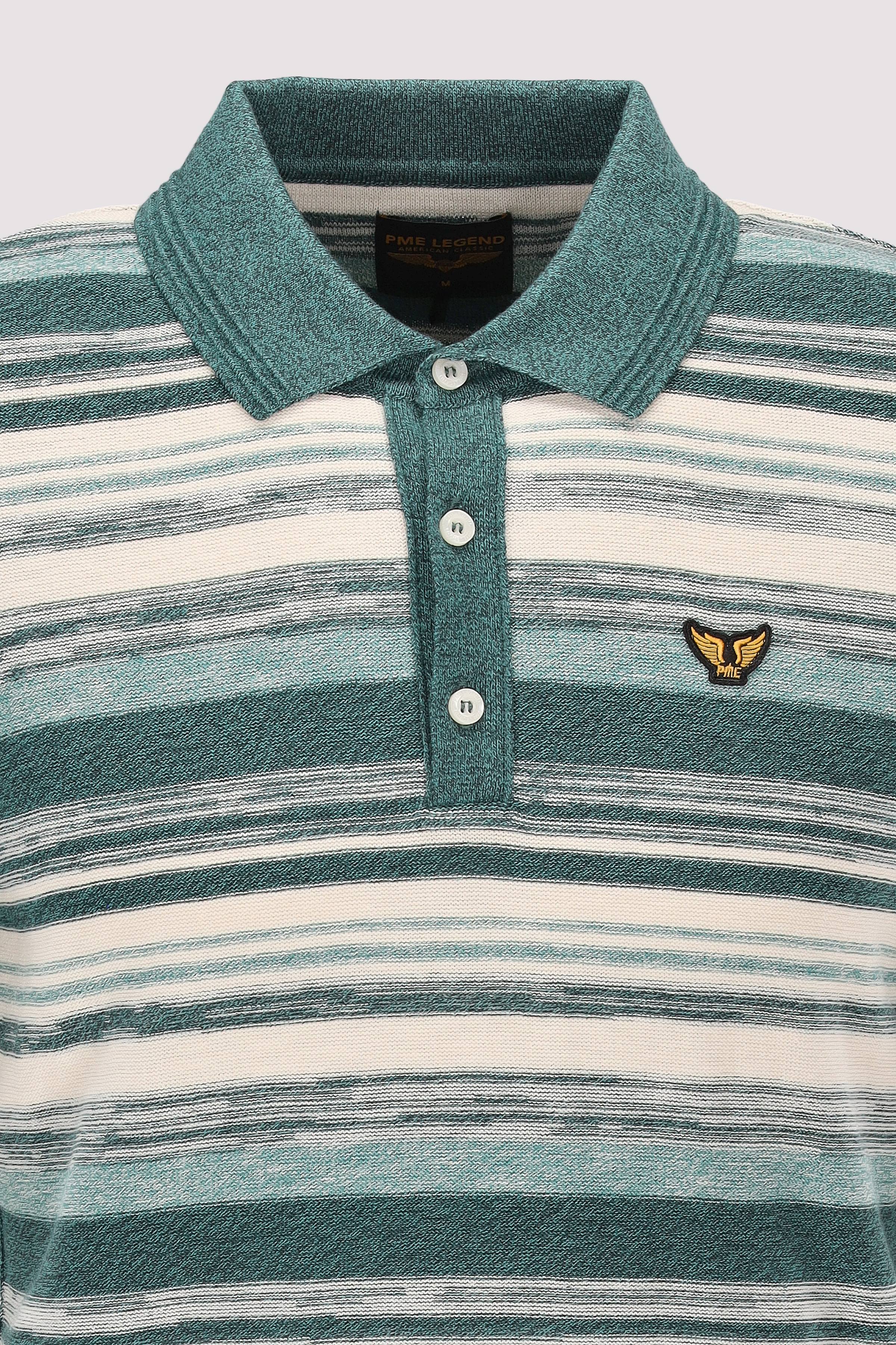 PME Legend - Short sleeve polo cotton slub 
