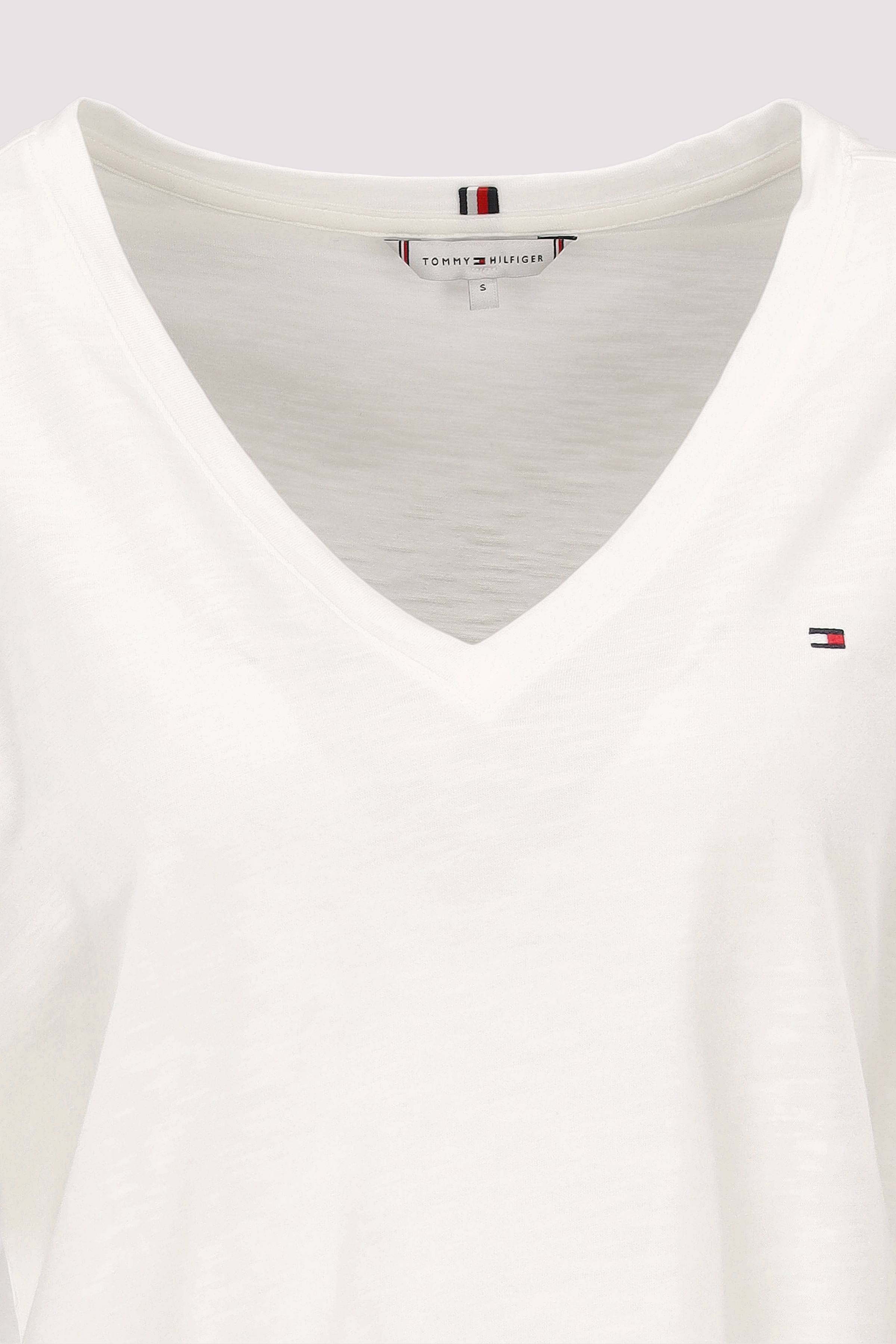 Tommy Hilfiger - SLUB MDRN V-NK SS T-SHIRT Tommy Hilfiger - SLUB MDRN V-NK SS T-SHIRT