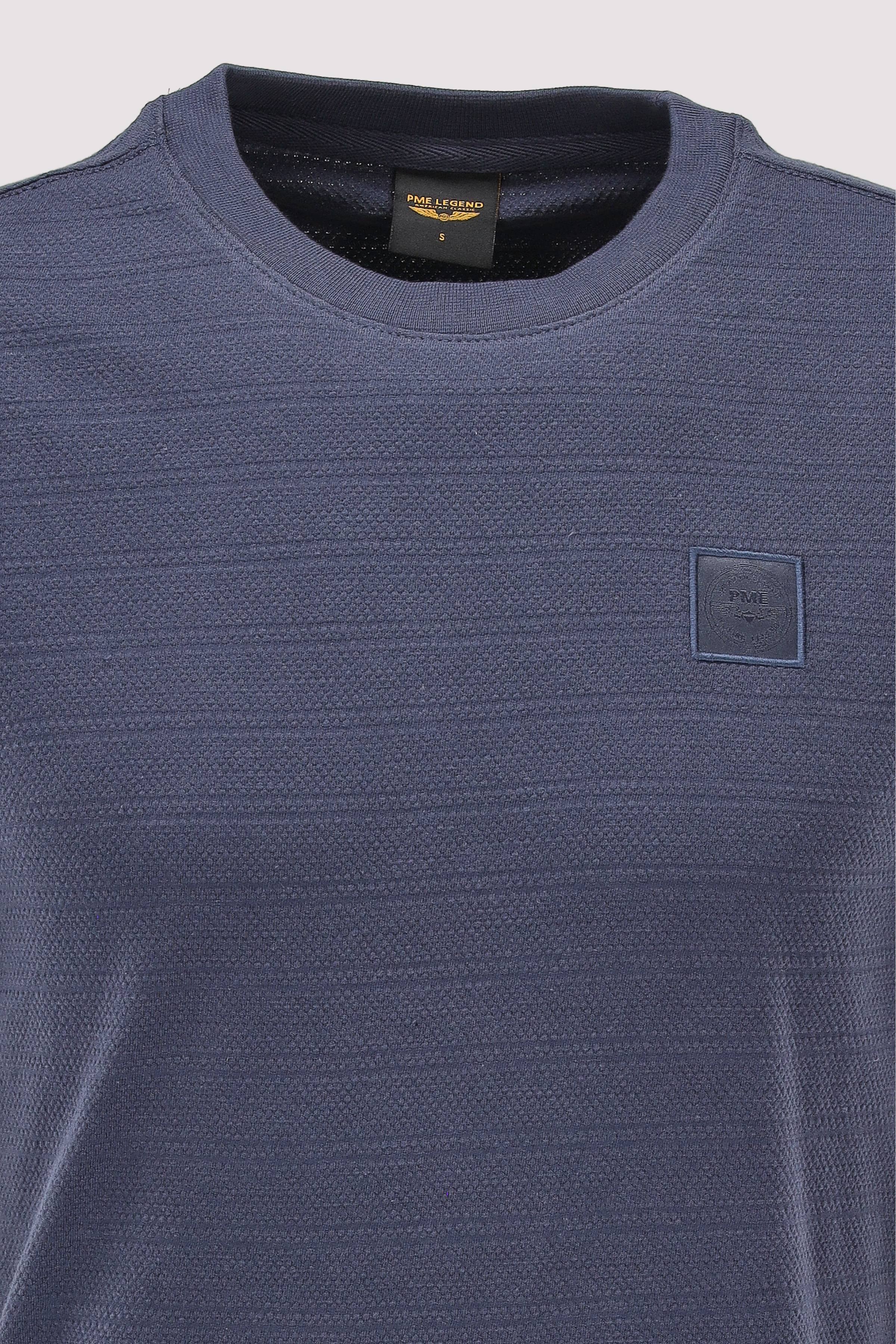 PME Legend - Short sleeve r-neck jacquard s