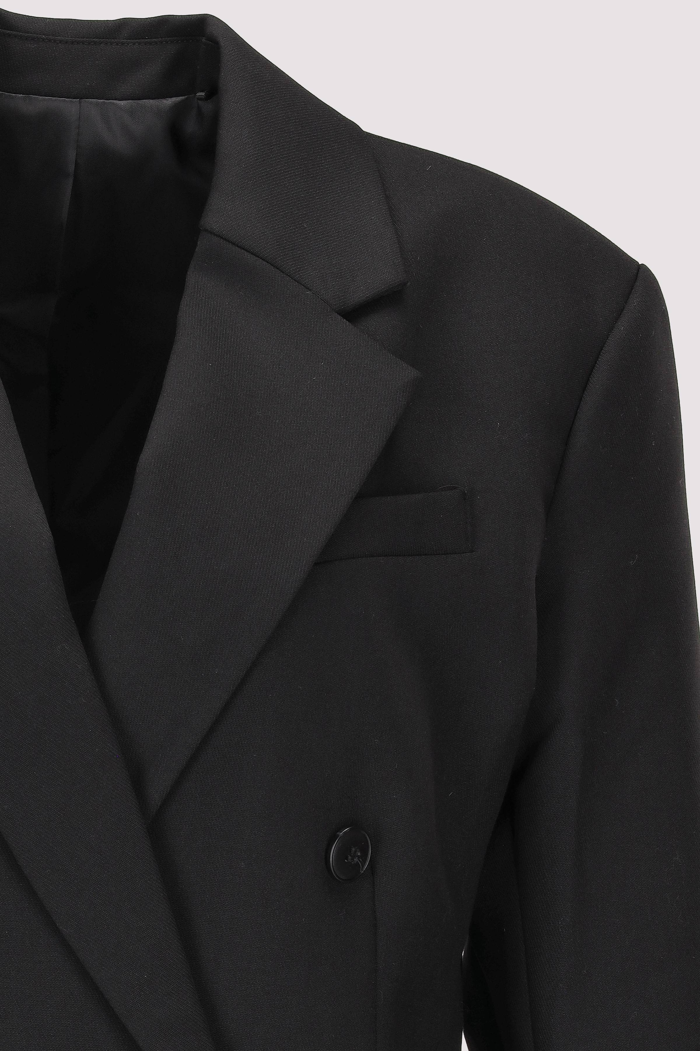 Selected - Langer Blazer Selected Damen schwarz