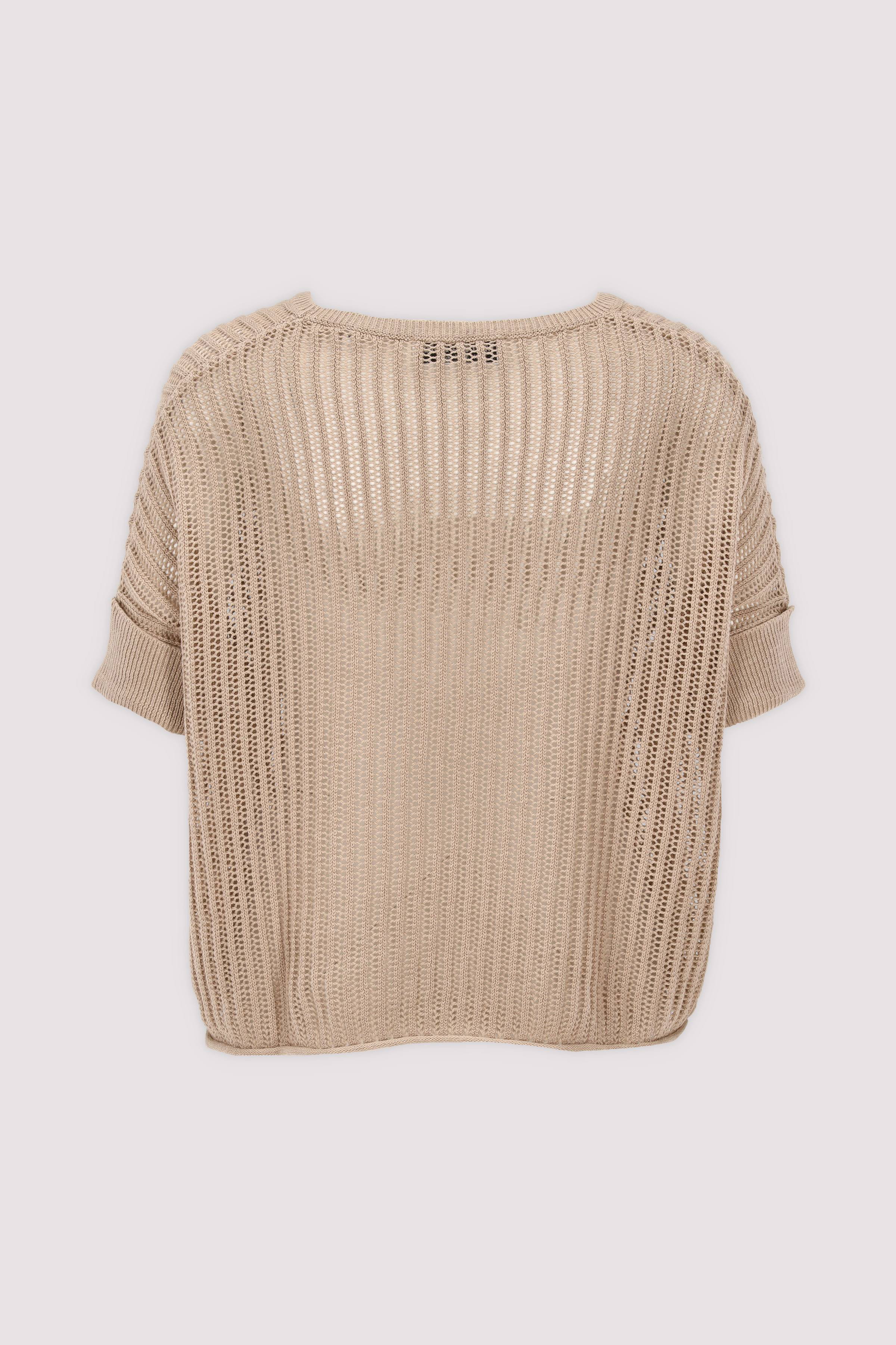 Knit Pullovers Shortsleeve