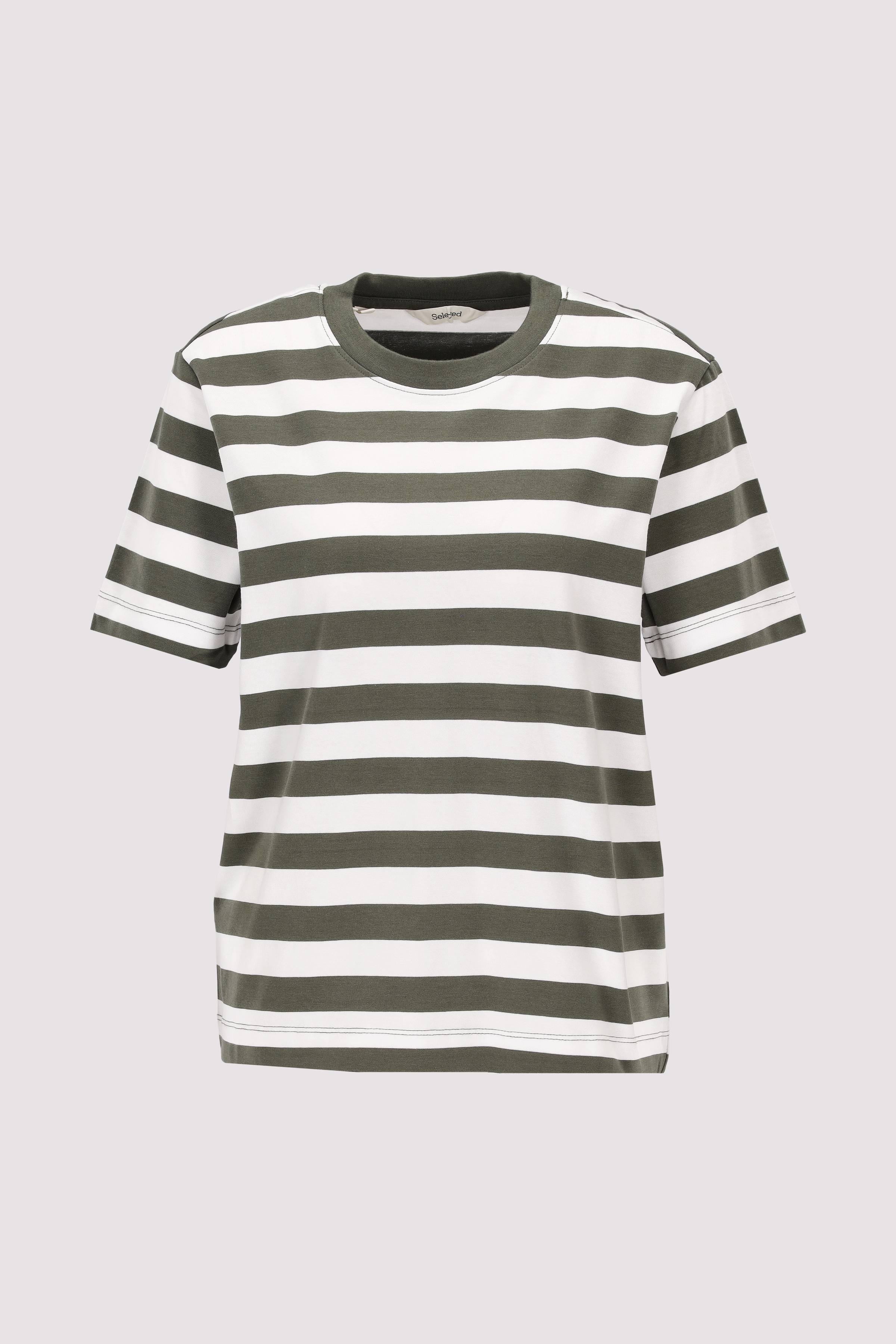 SLFESSENTIAL SS STRIPED BOXY T