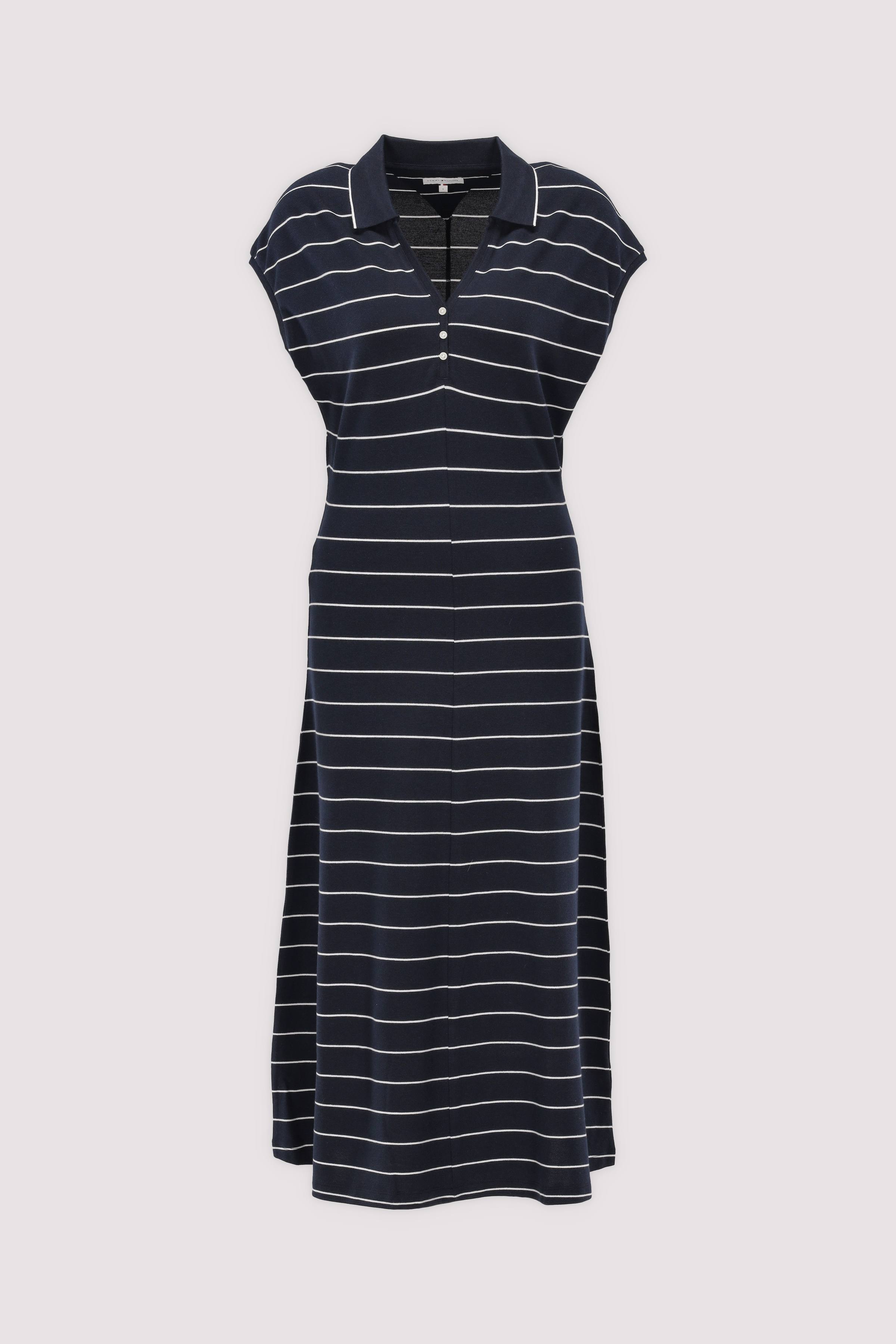 LYOCELL PQ HENLEY MIDI POLO DR