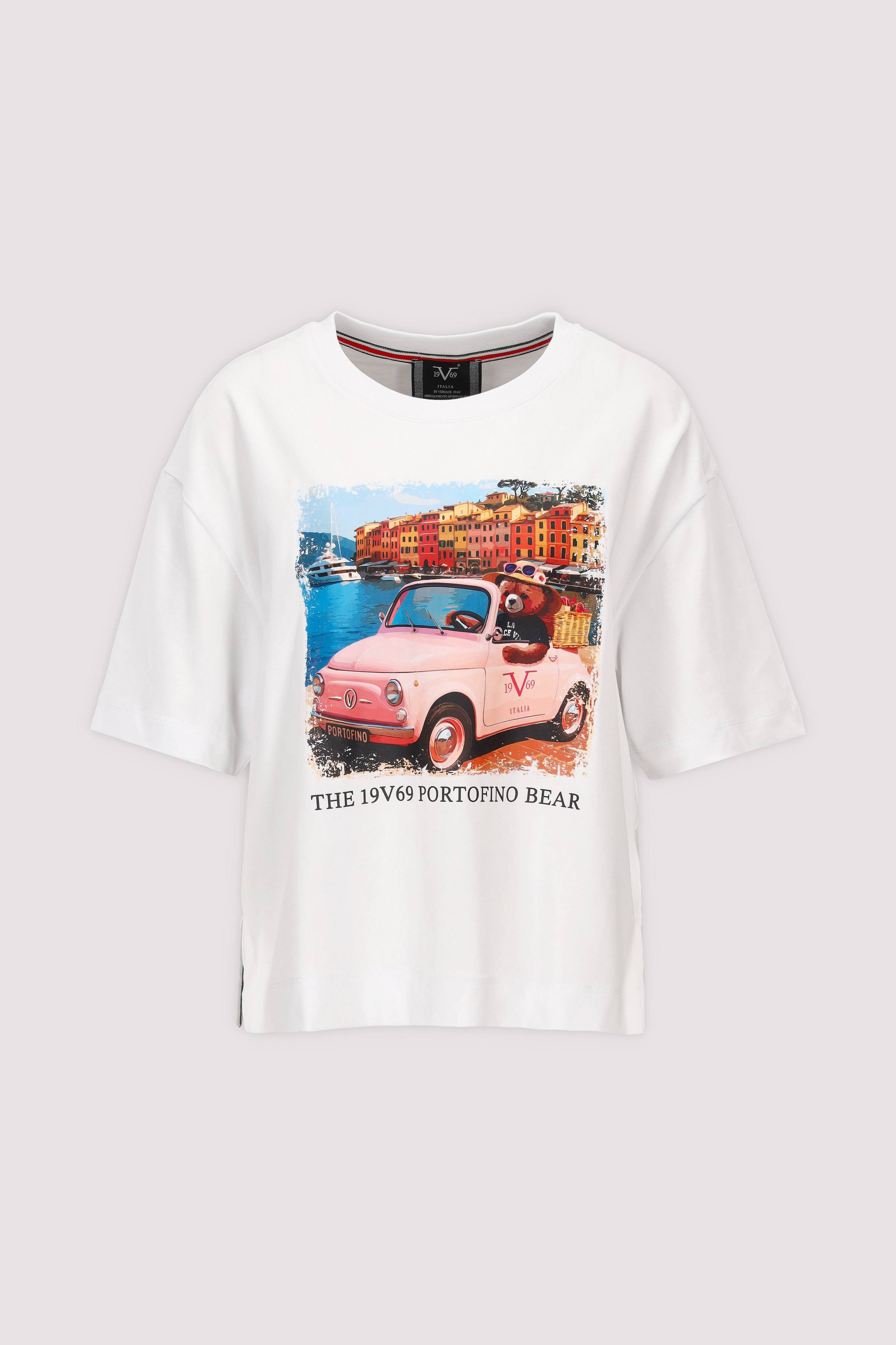 19V69 Italia - 19V69 Italia Damen T-Shirt Baumwolle