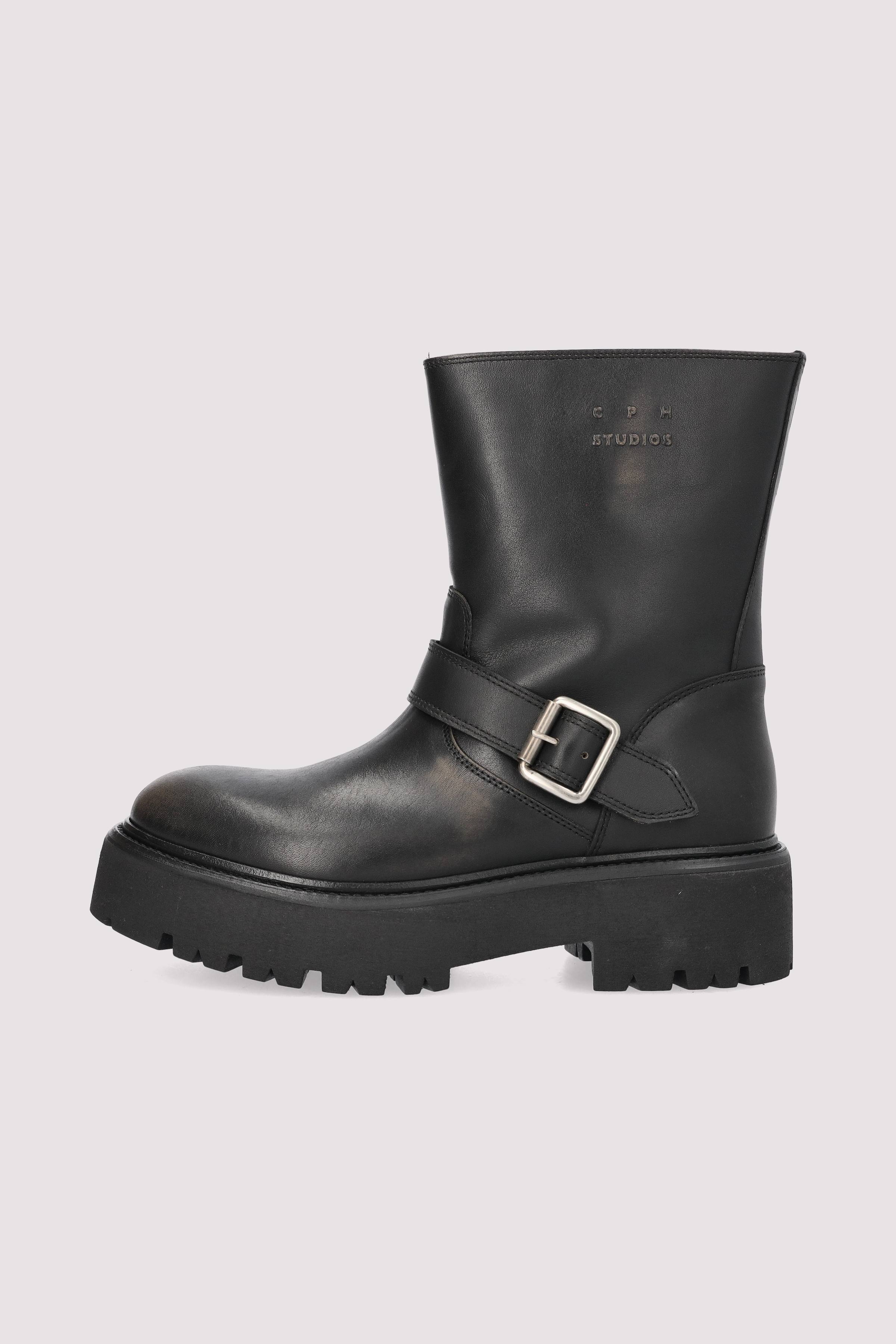 Copenhagen Damen Ankle-Boot Schwarz