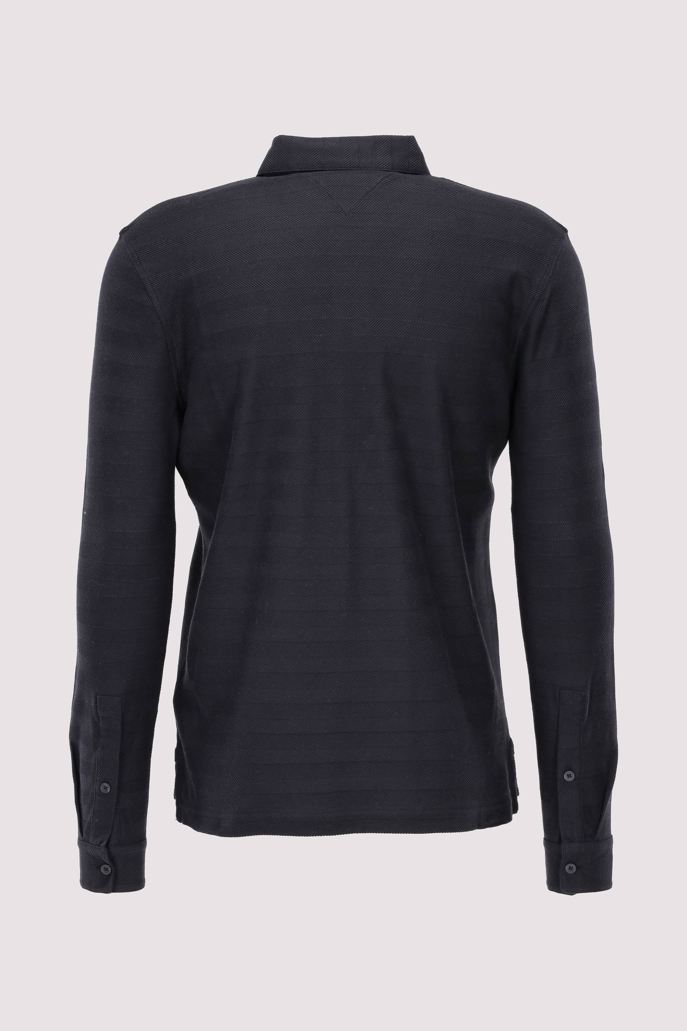 Tommy Hilfiger - LS HERRINGBONE REG POLO Tommy Hilfiger - LS HERRINGBONE REG POLO