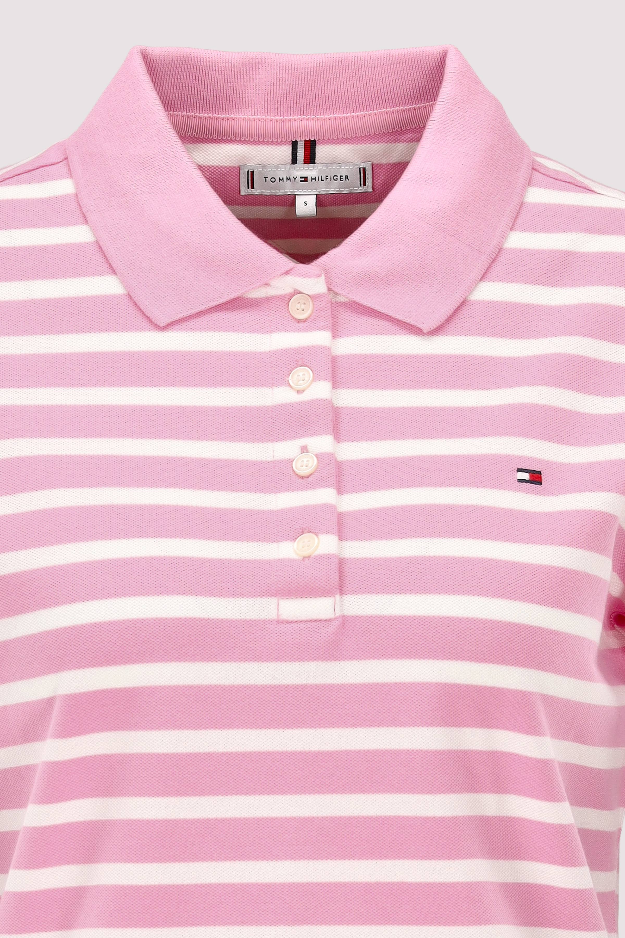 Tommy Hilfiger - Tommy Hilfiger Poloshirt Damen Pink Bio