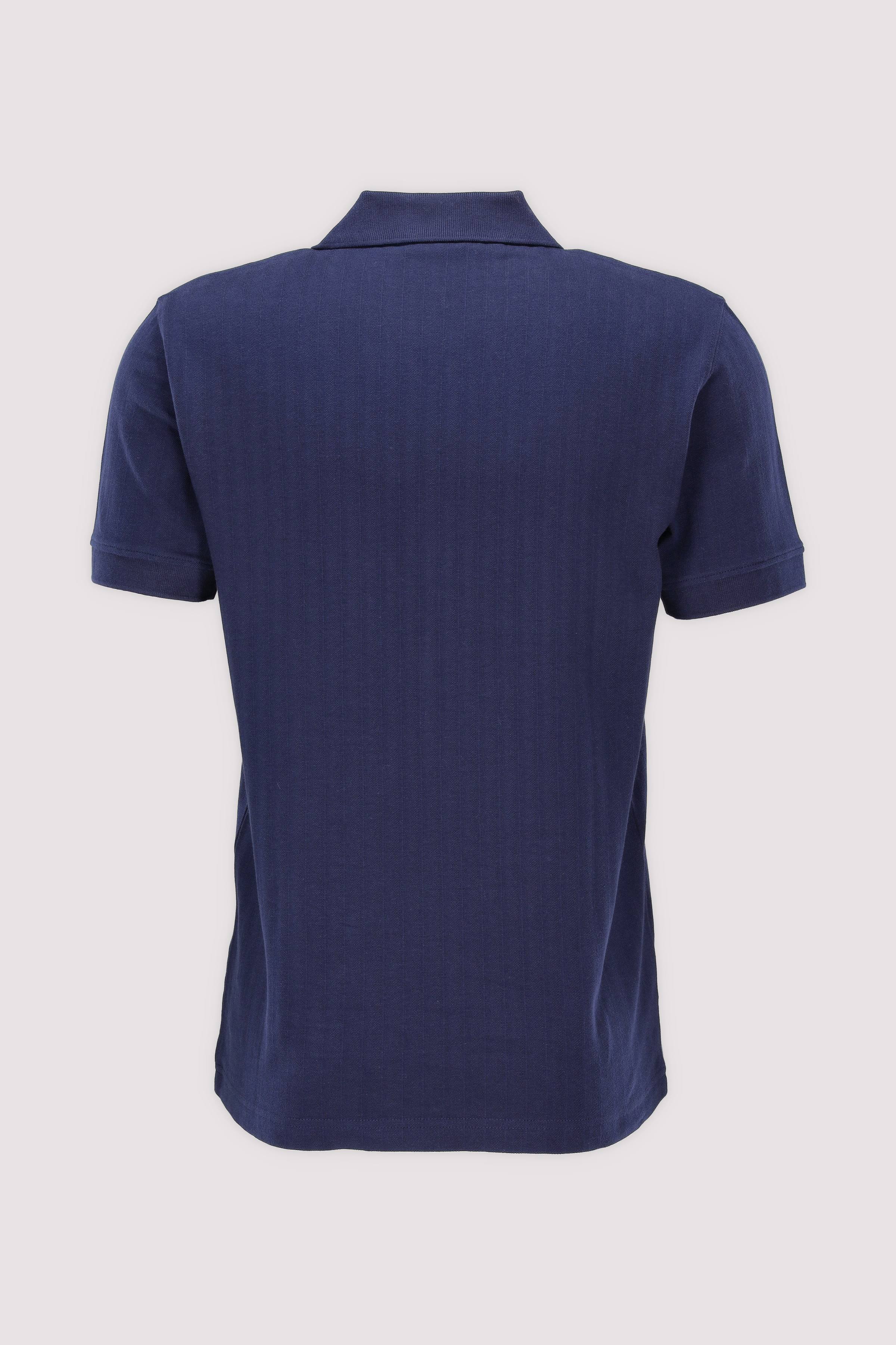 Kurzarm-Poloshirt Selected Ocean Cavern