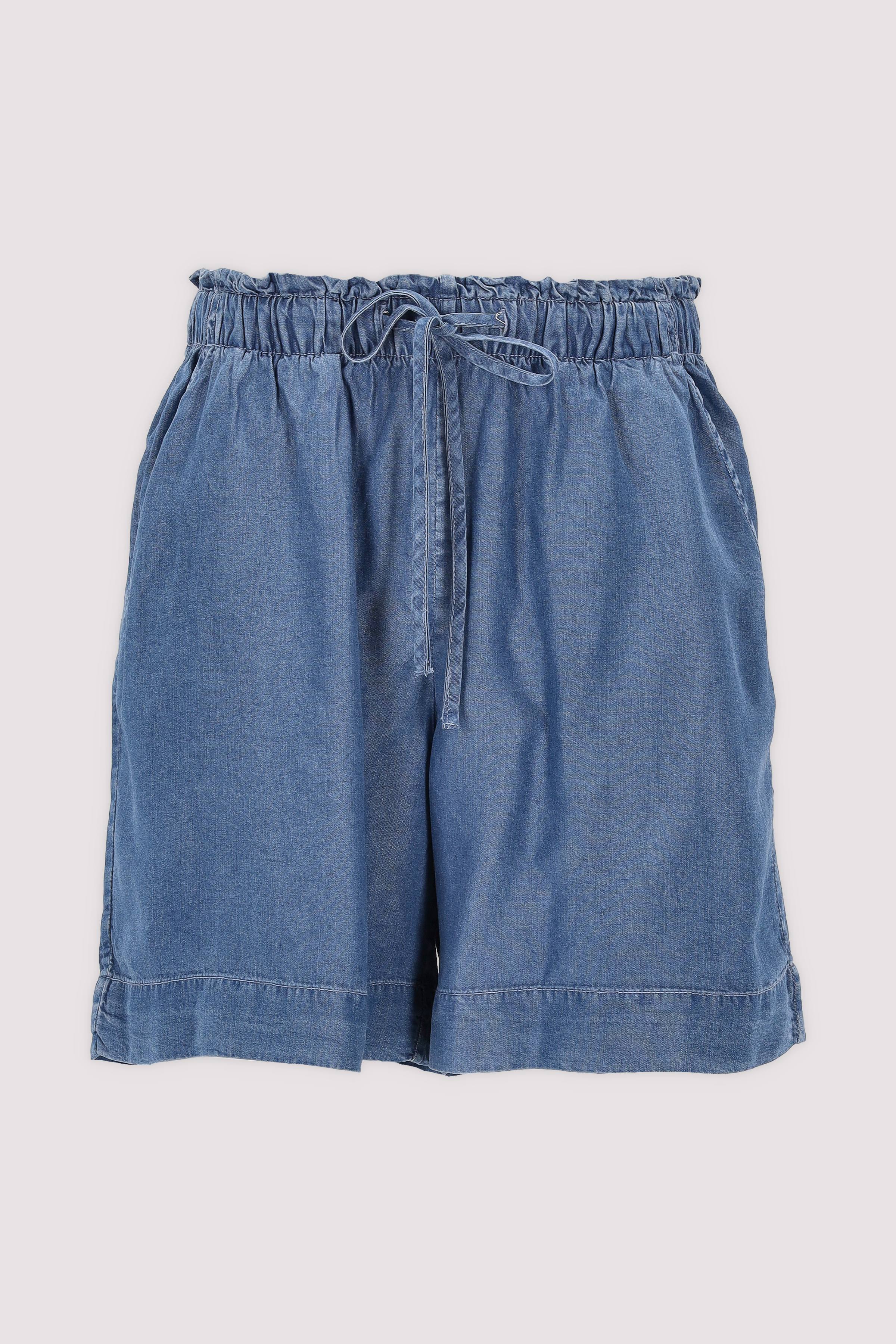 Selected Damen-Shorts Medium Blue Denim