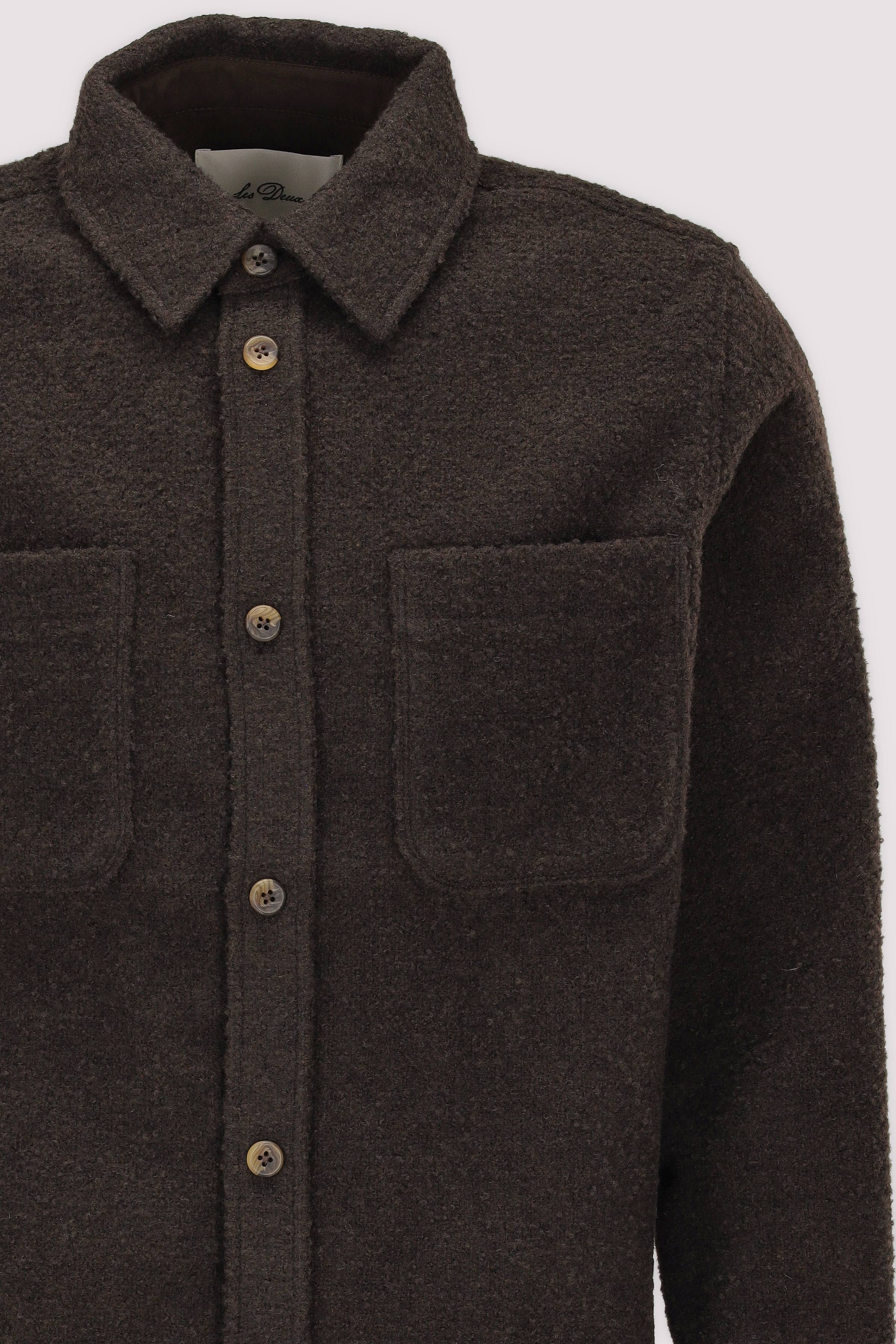 Les Deux - Overshirt Les Deux braun für Herren