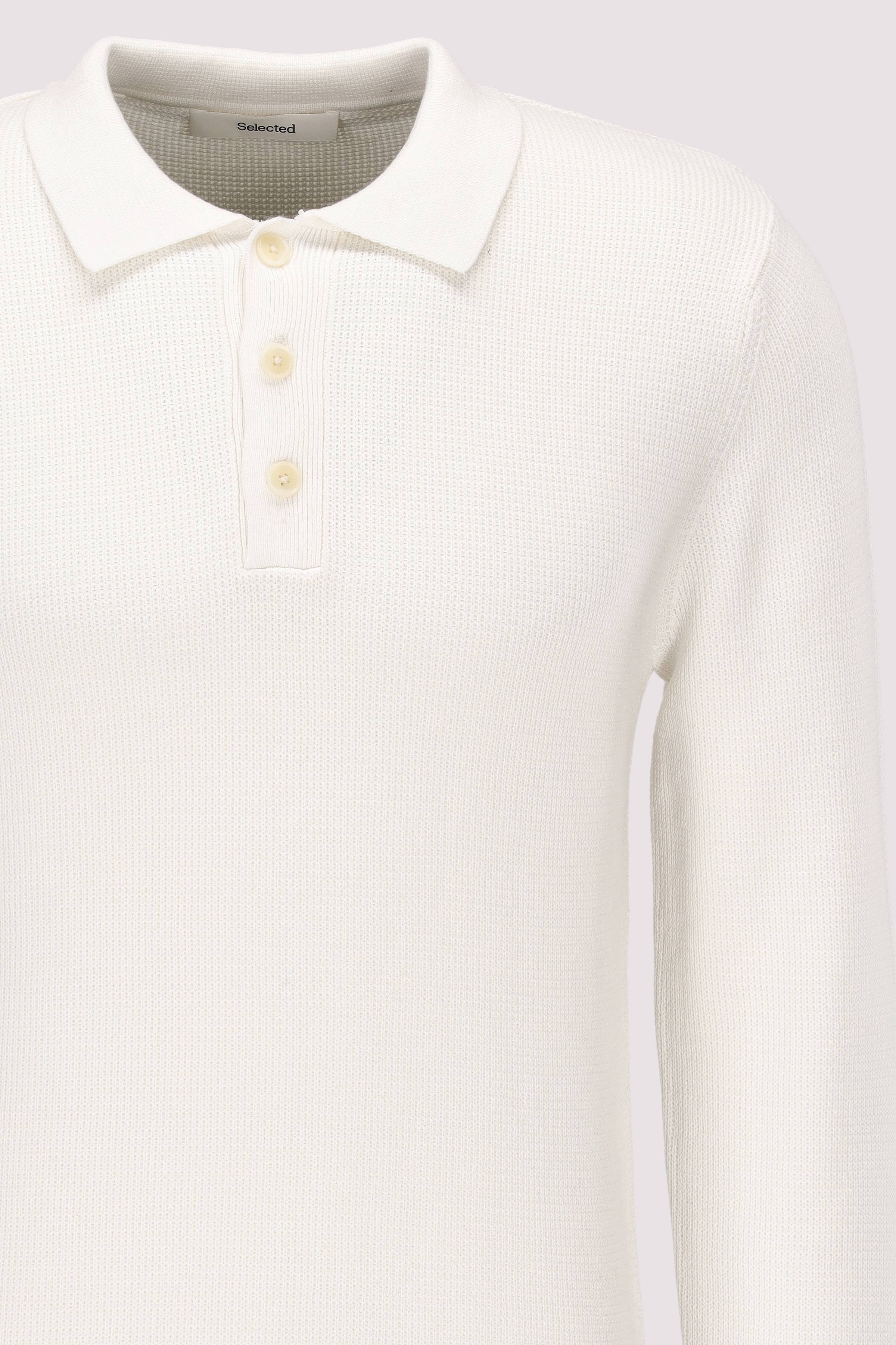 Selected - SLHDANE LS KNIT STRUCTURE POLO
