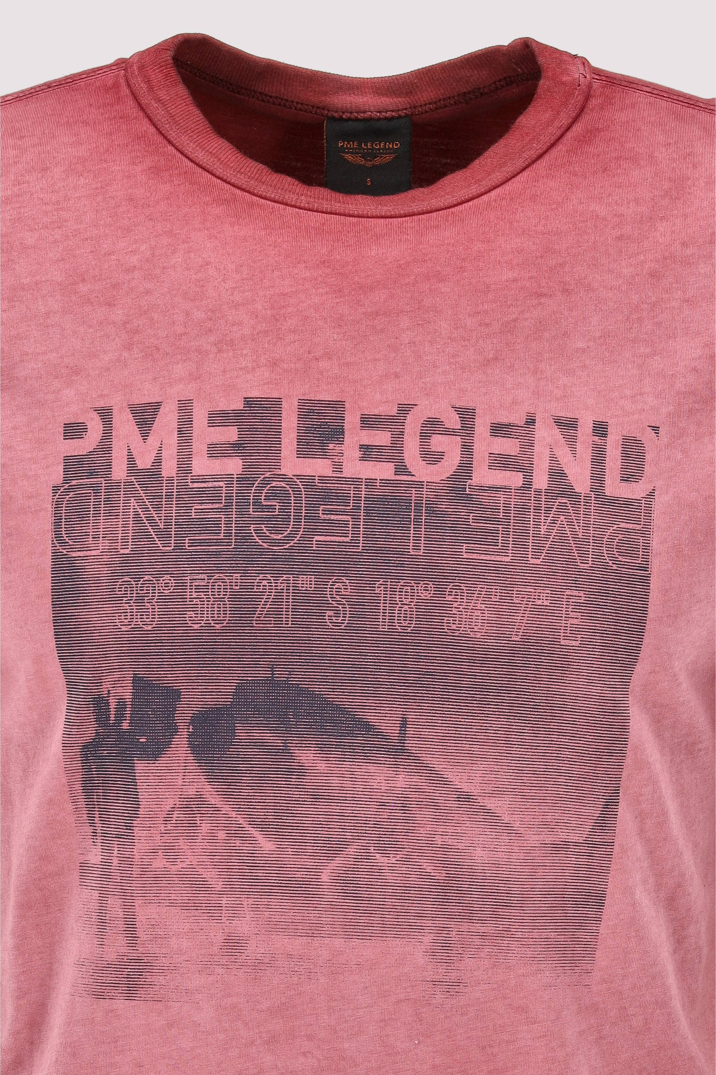 PME Legend - Short sleeve r-neck cold dye a
