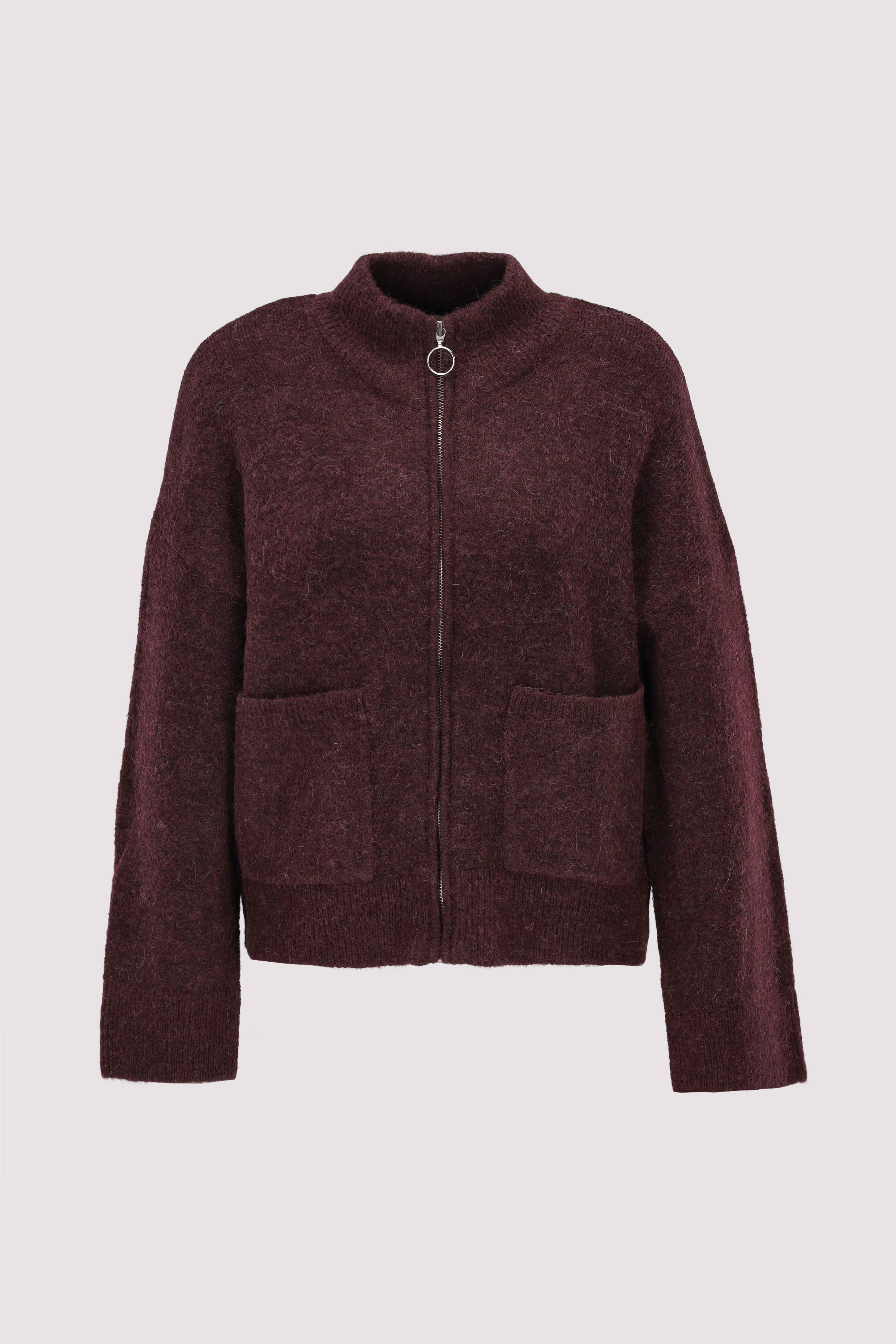 SLFSIA RAS LS KNIT ZIPPER CARD