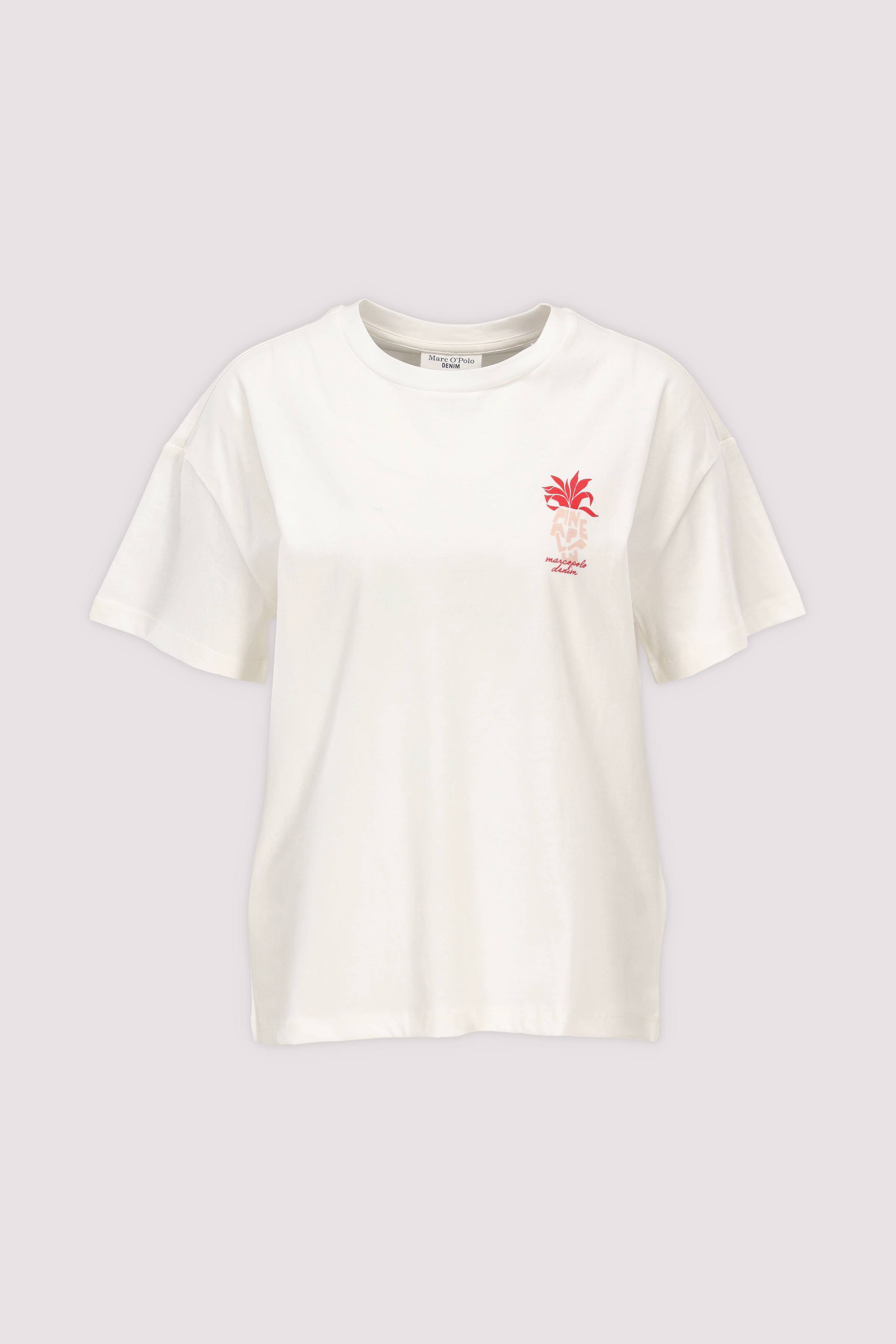 Marc O'Polo Denim - Marc O'Polo Damen T‑Shirt aus Baumwolle
