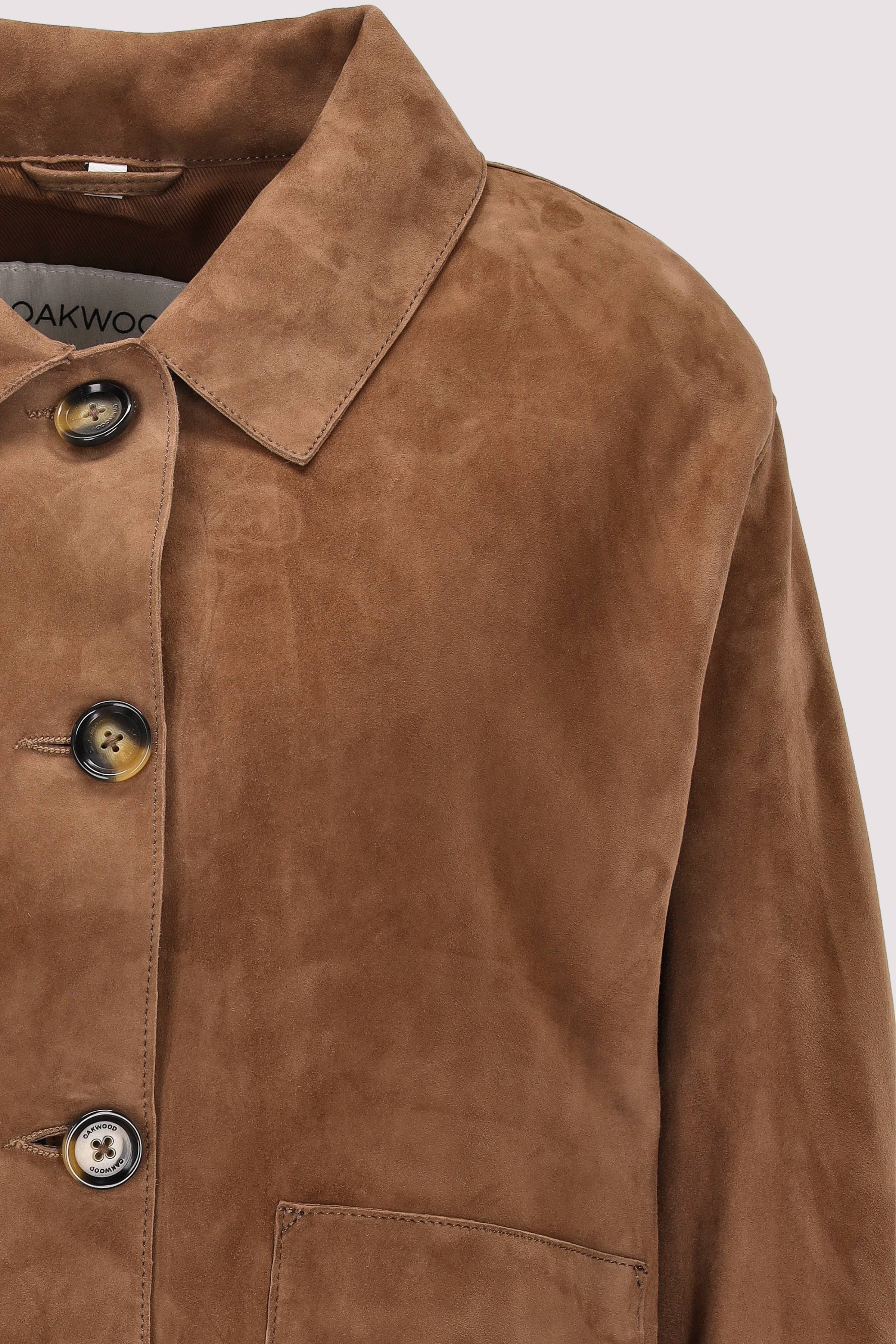 Oakwood - Oakwood Lederjacke braun zeitloser Chic