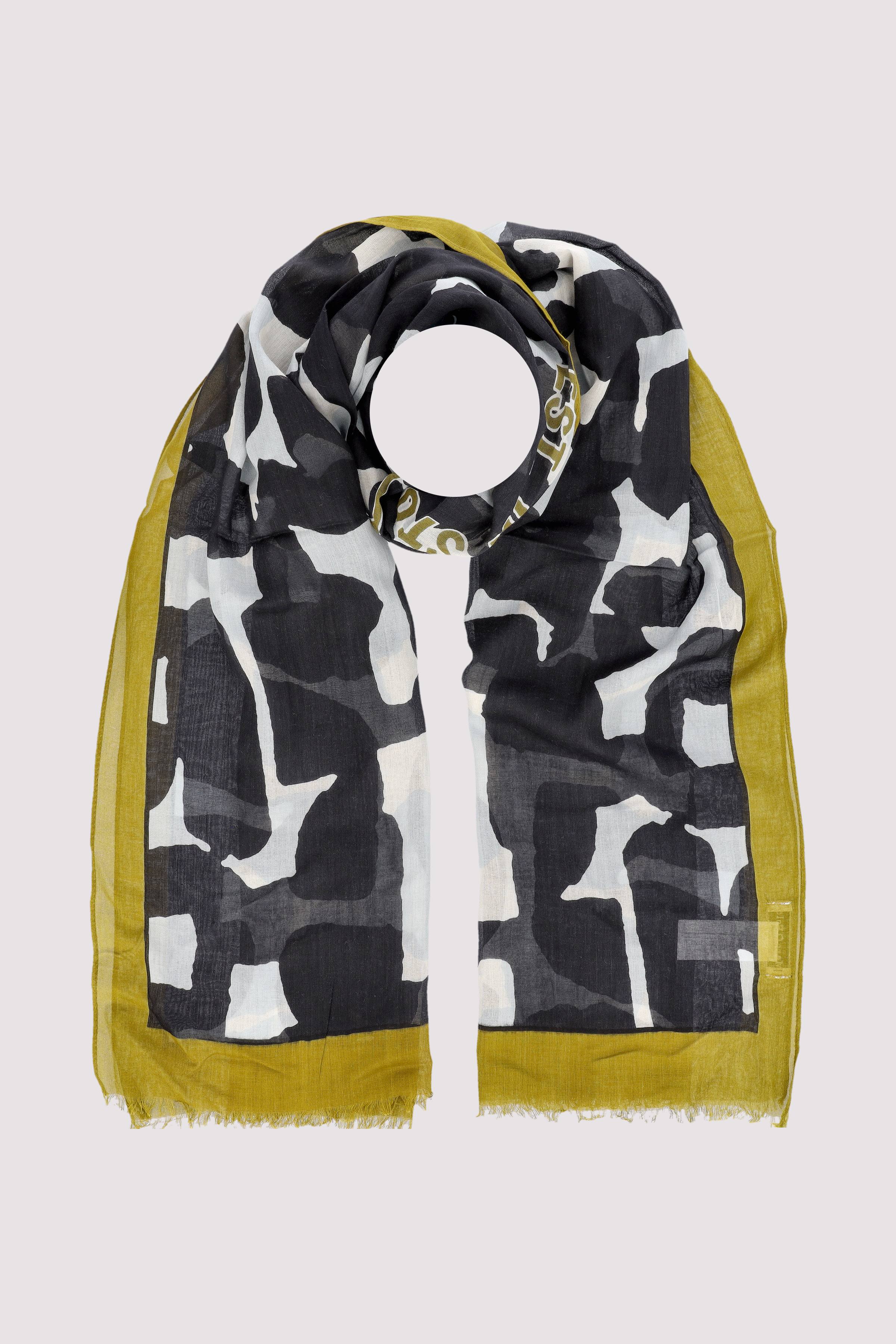 Scarf, woven, cotton-modal, va