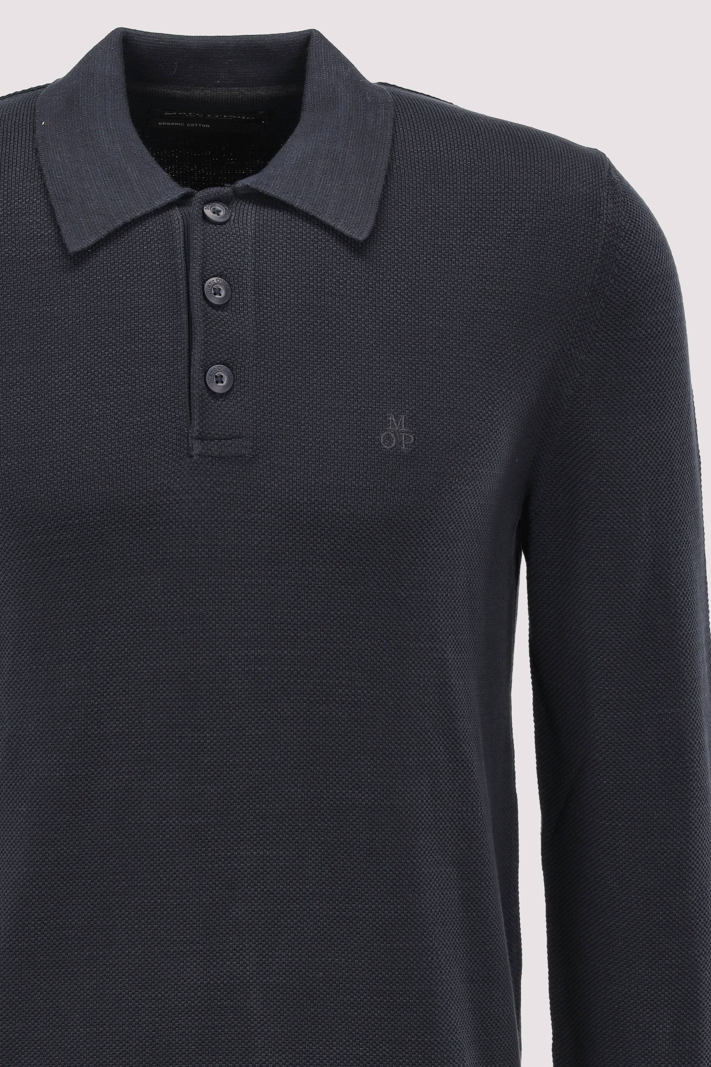 Marc O´Polo International - Polo LS, piqué-structure Marc O´Polo International - Polo LS, piqué-structure