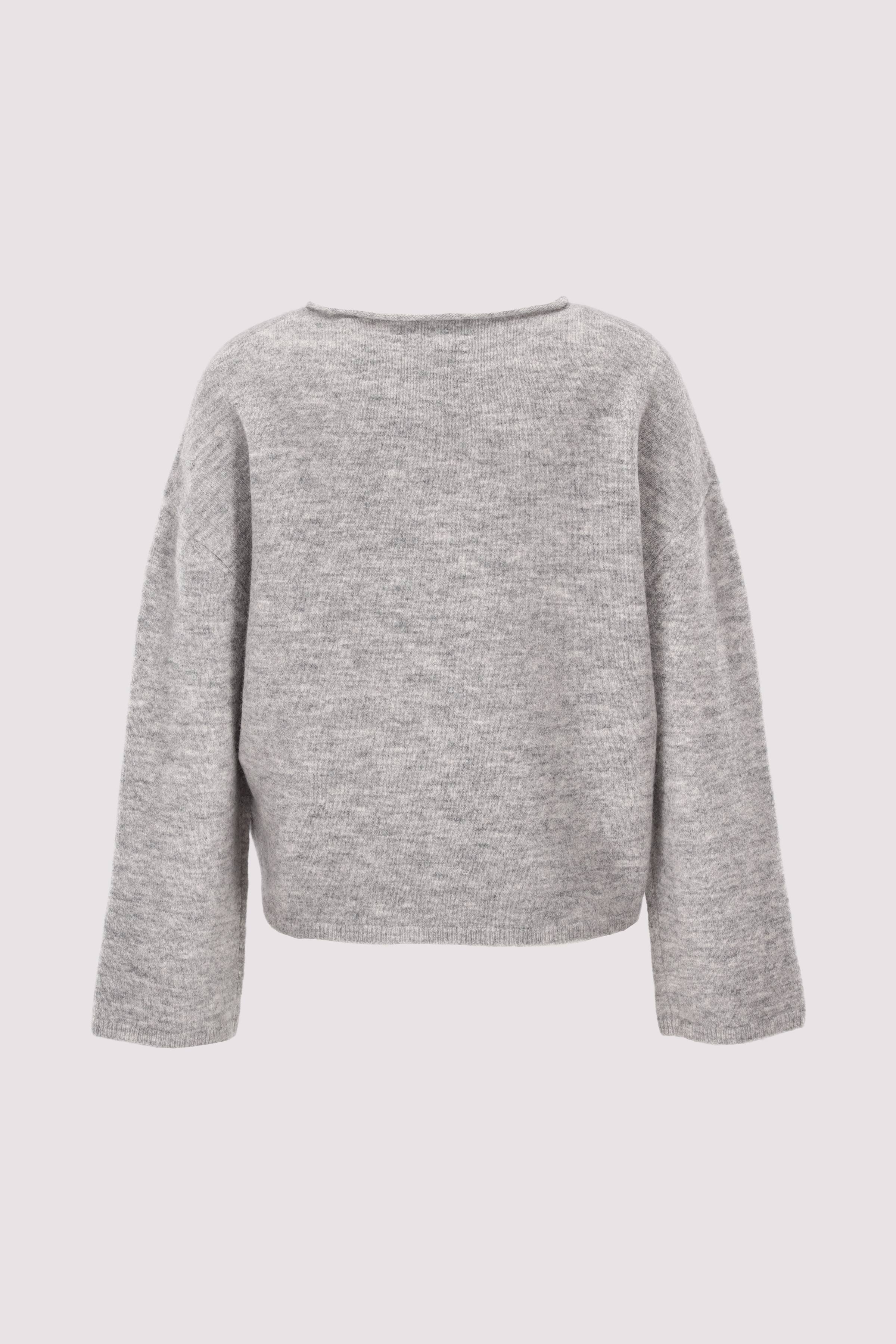 Pullover, longsleeve, boat nec