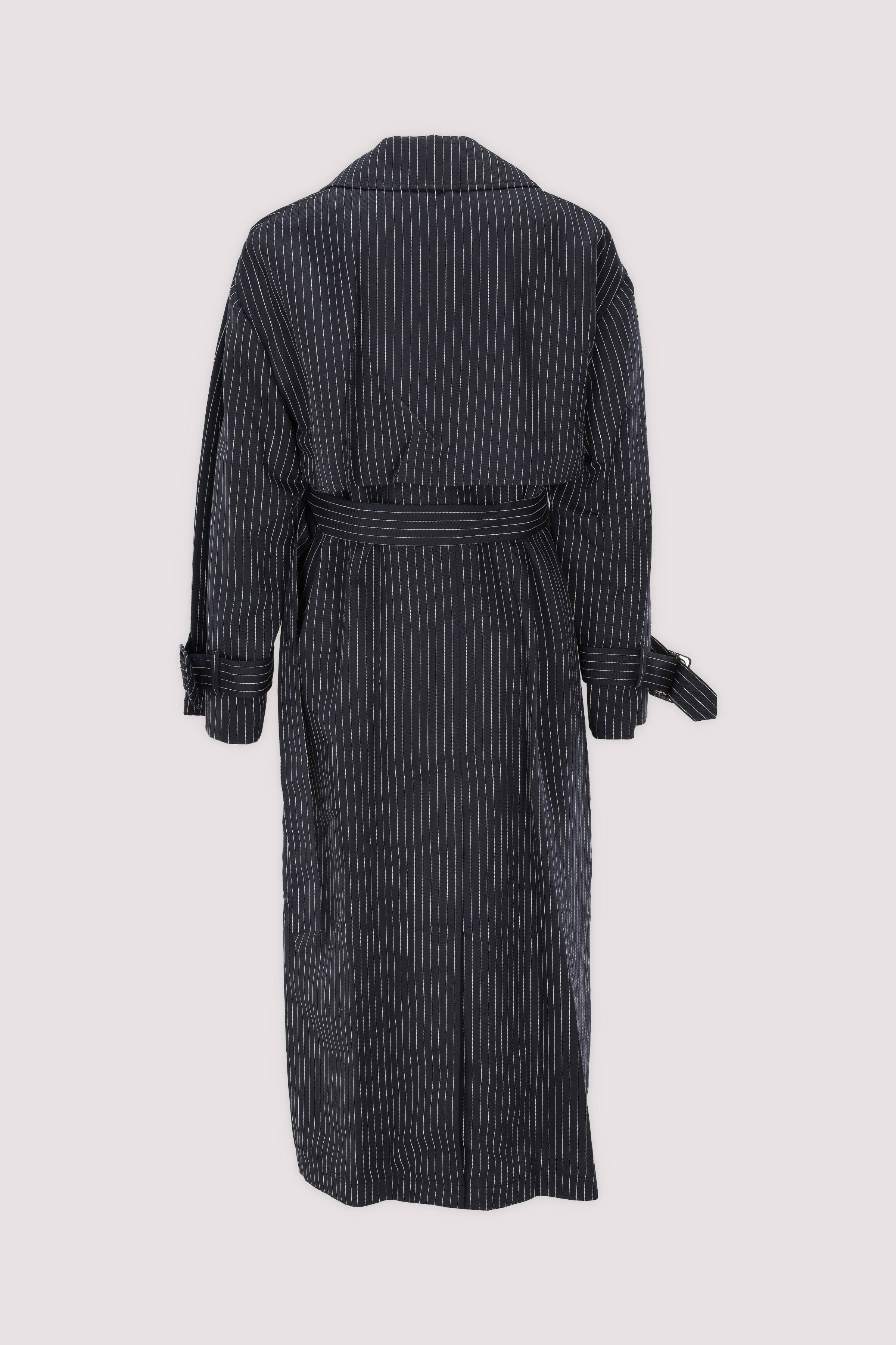 Tommy Hilfiger Leinen-Trenchcoat Blue