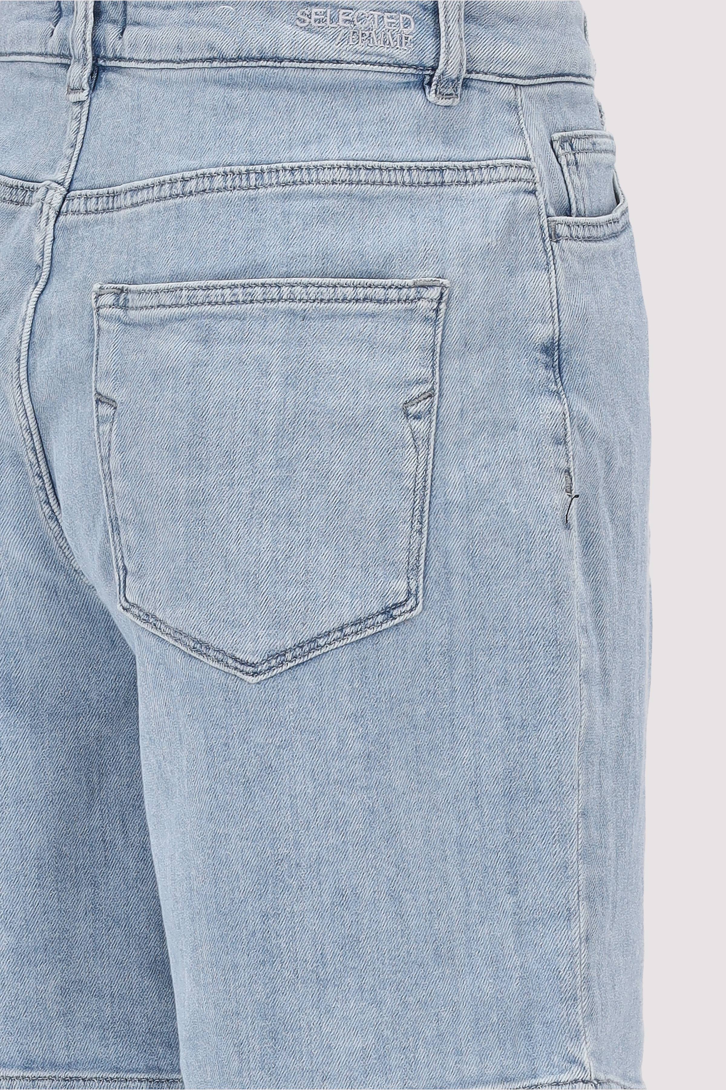 Selected - SLFANYA-GRY HW PLEAT DENIM SHO