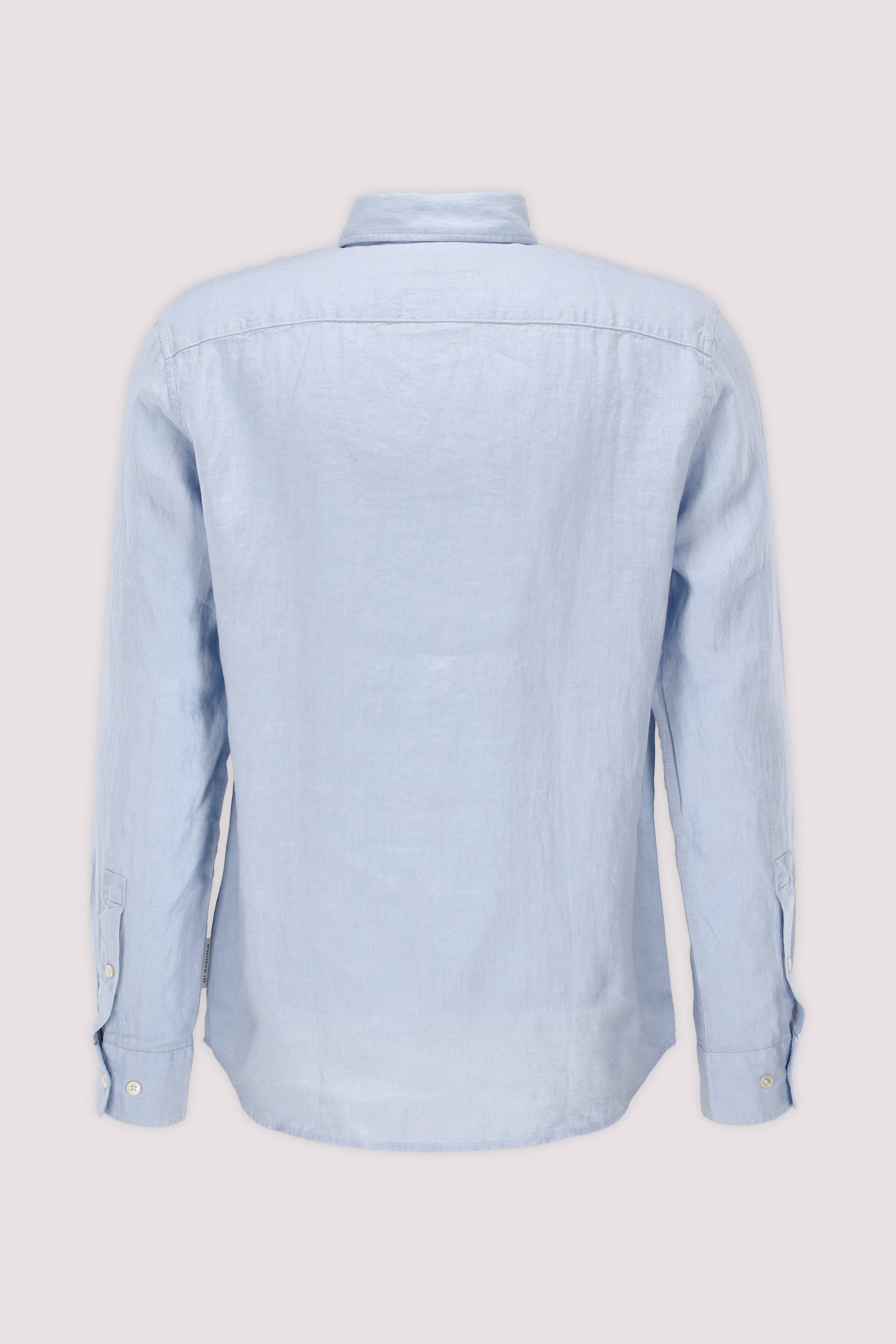 Marc O'Polo Leinenhemd dusted blue