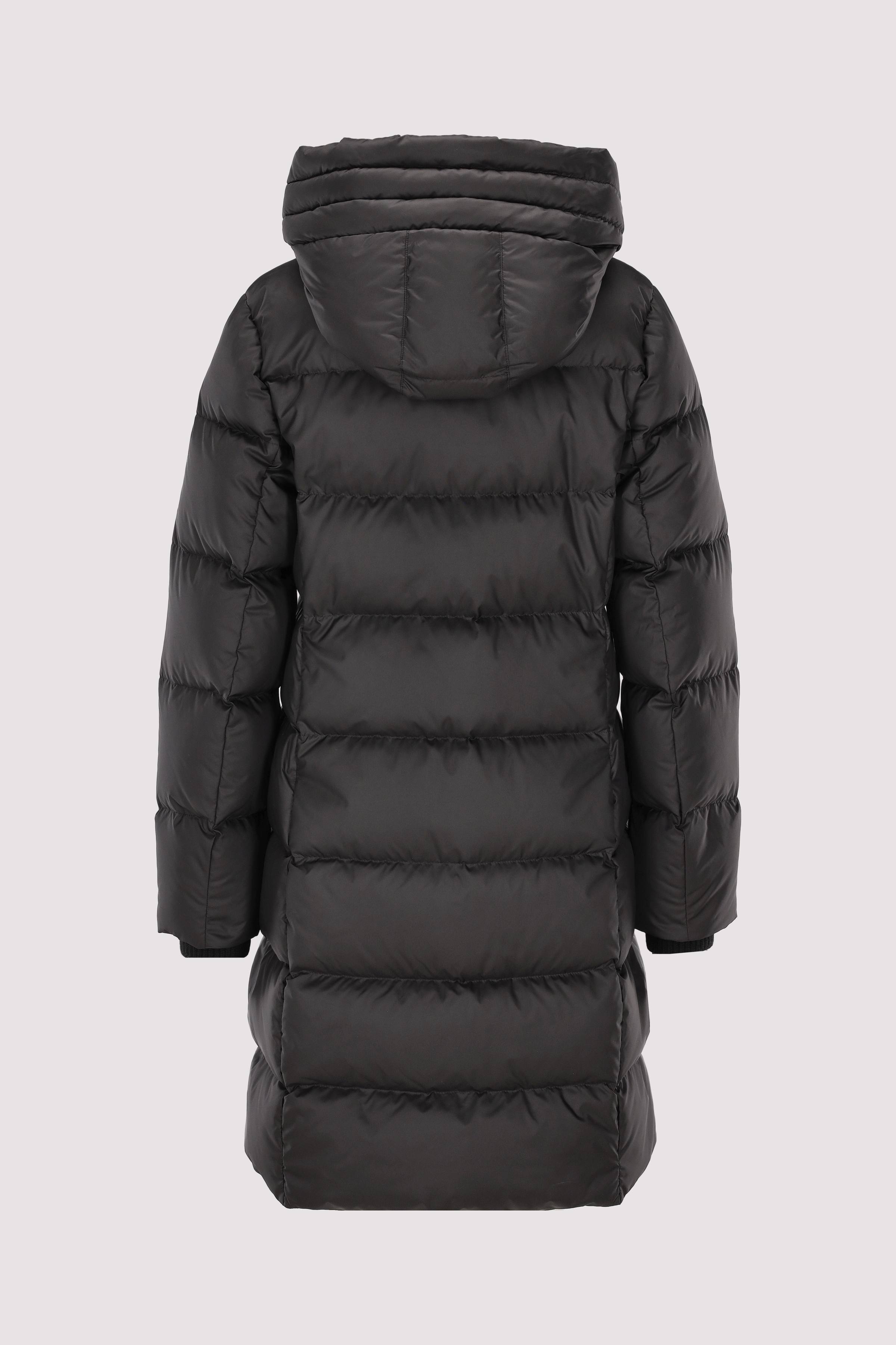 Coat, down filled, with hood, 