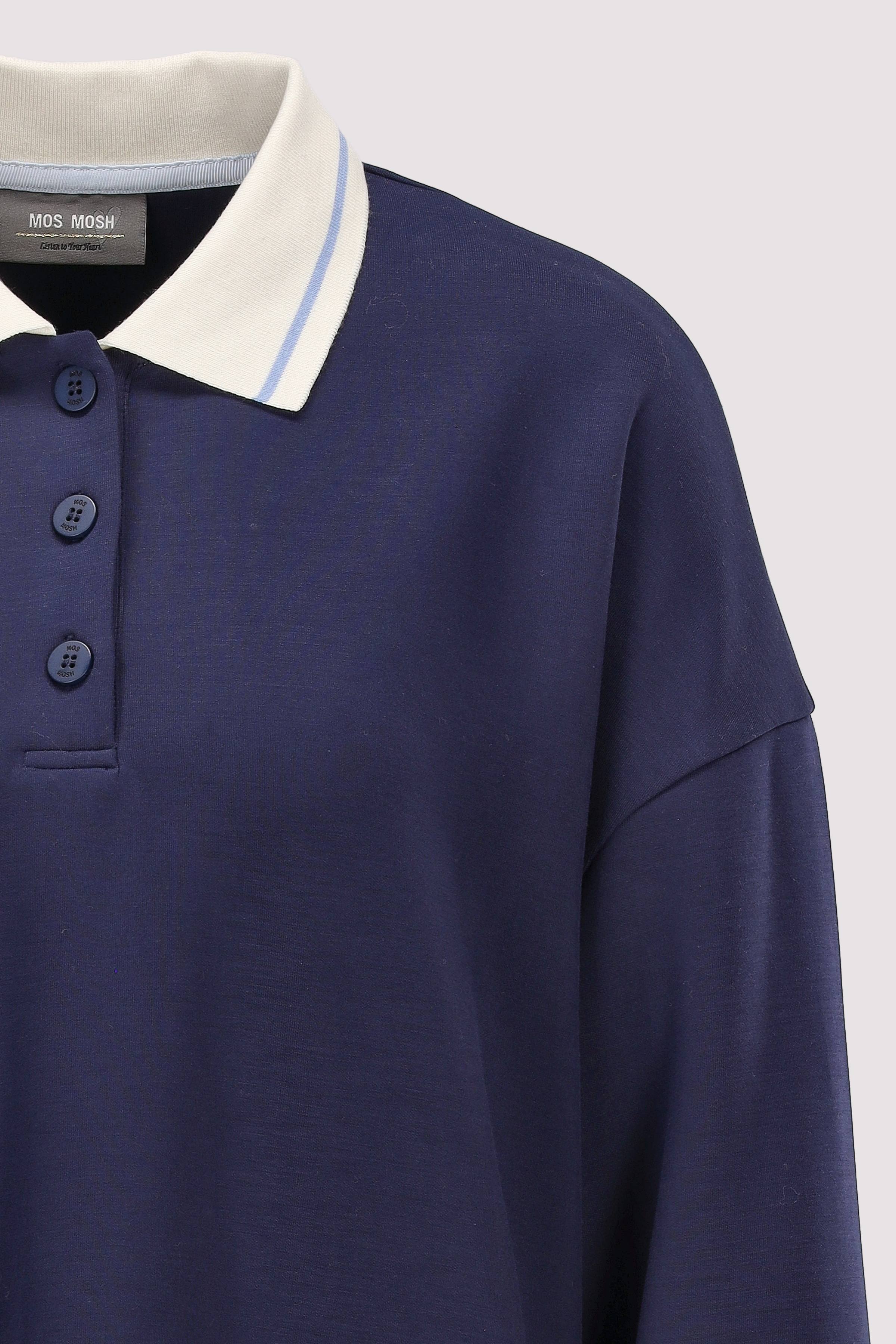 MosMosh - Vada Polo Sweatshirt MosMosh - Vada Polo Sweatshirt
