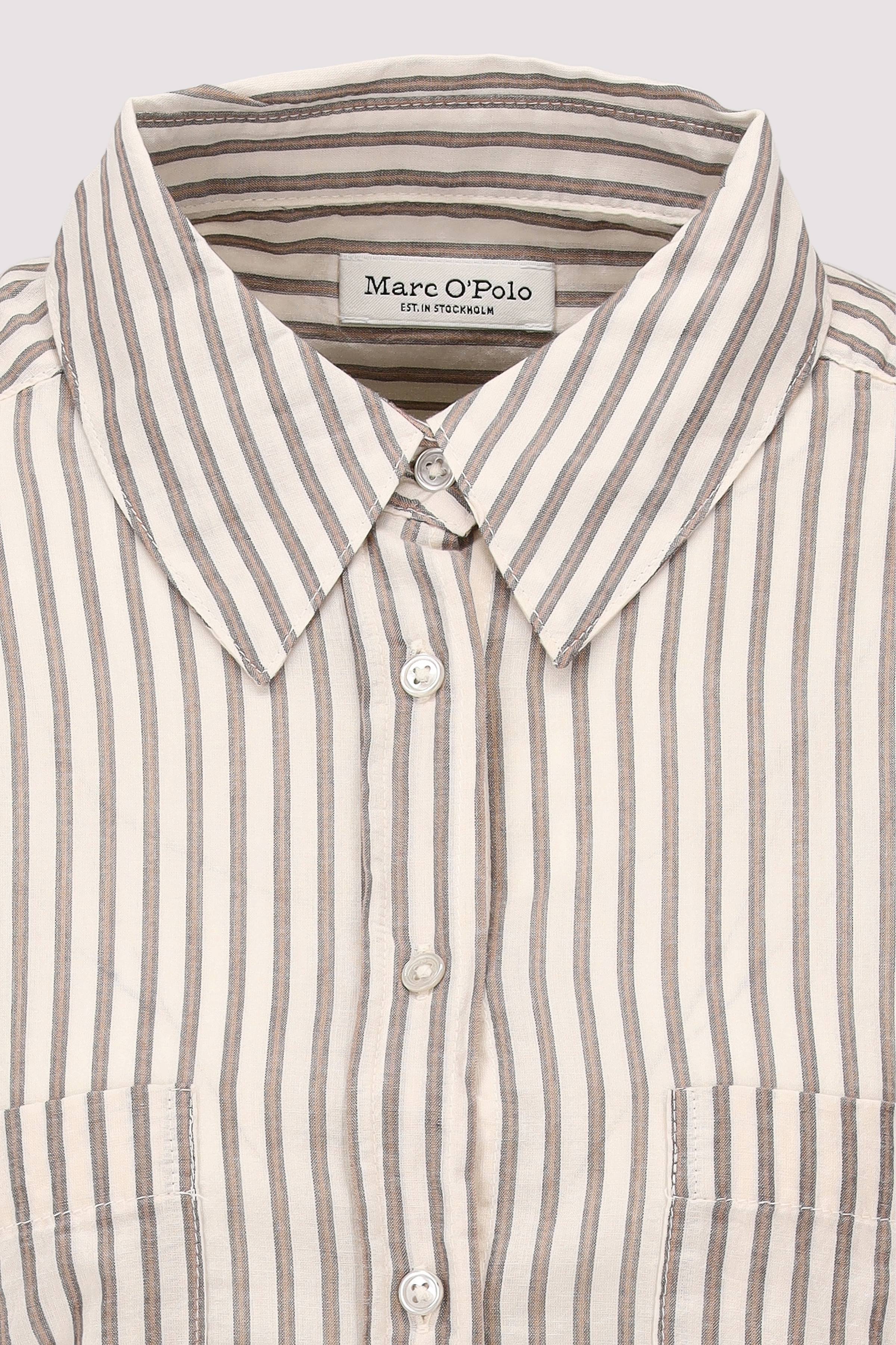 Marc O Polo Casual - Ärmellose Bluse 100% Baumwolle Beige