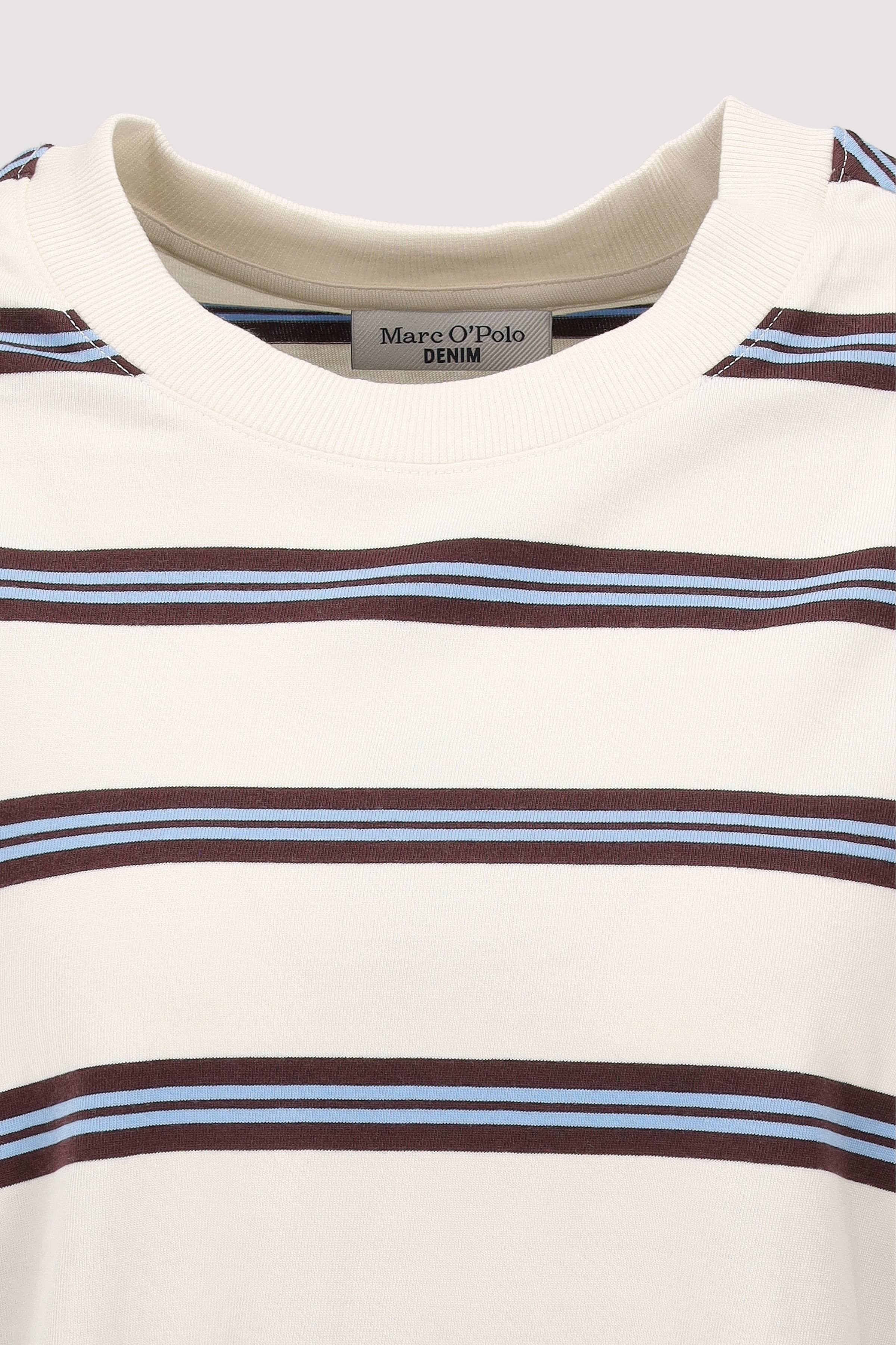 Marc O'Polo Denim - Marc O'Polo Offwhite T-Shirt aus Baumwol