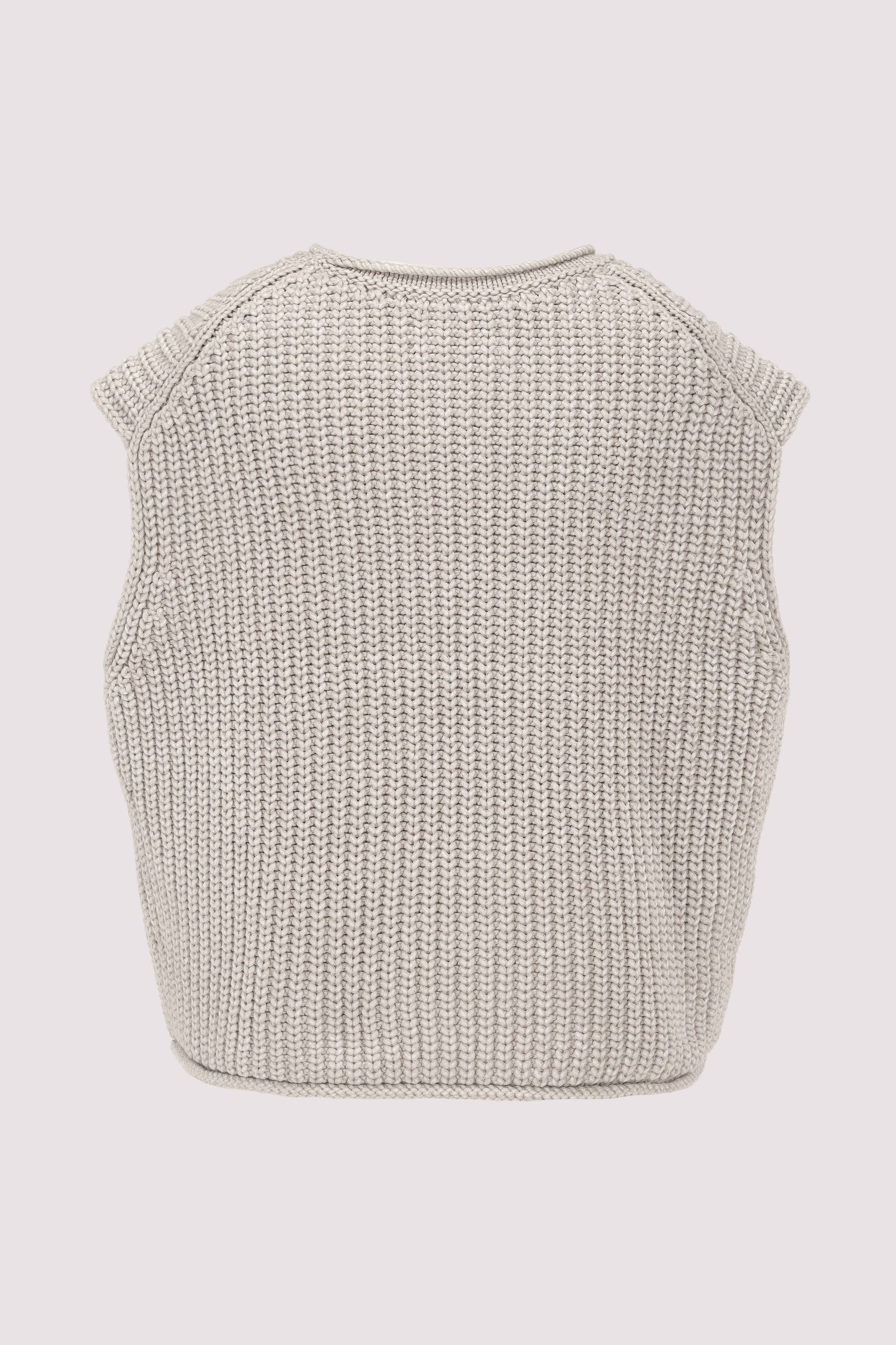 Knit Pullovers Sleeveless
