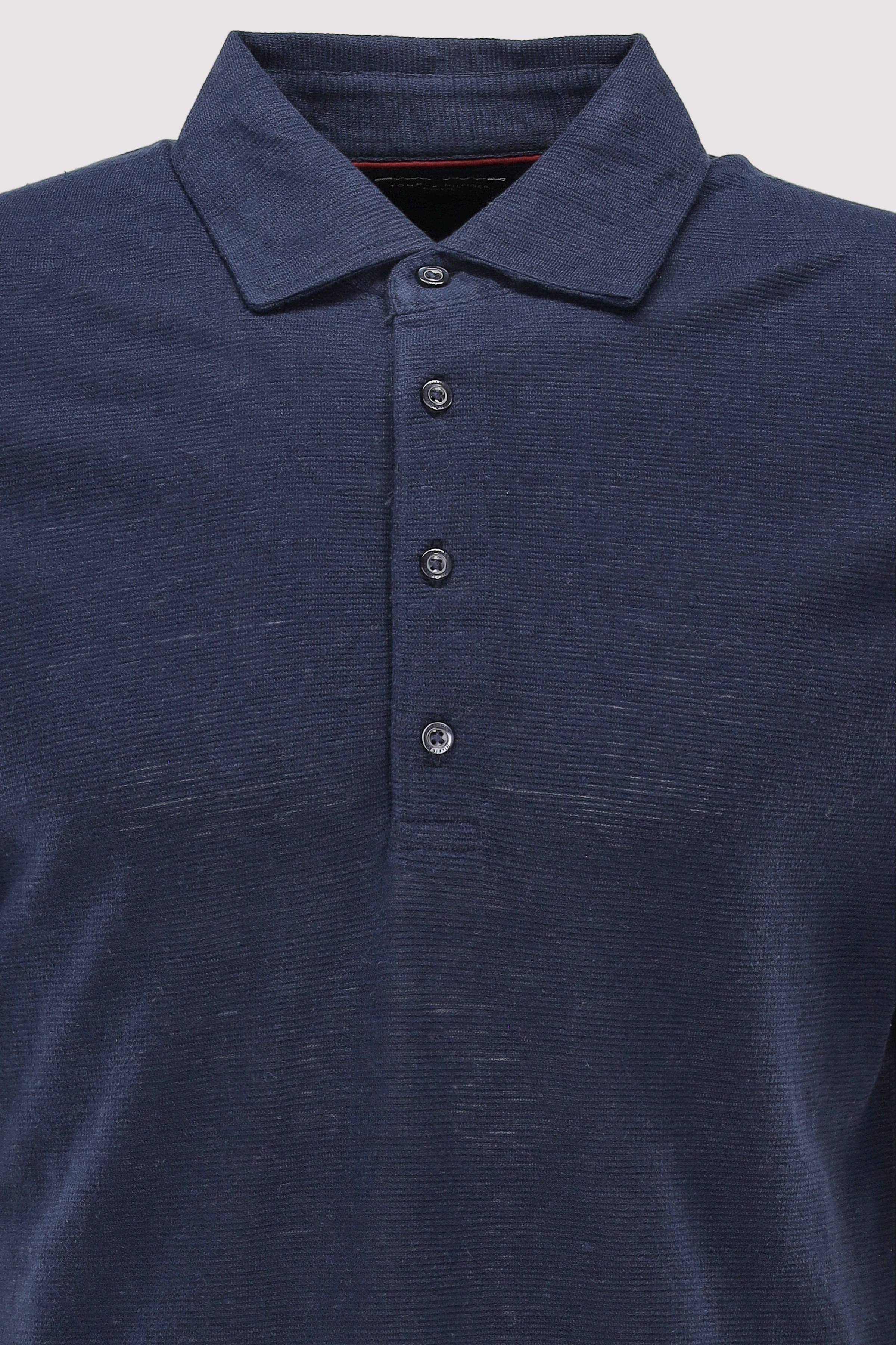 Tommy Hilfiger - Tommy Hilfiger Poloshirt Bio-Leinen