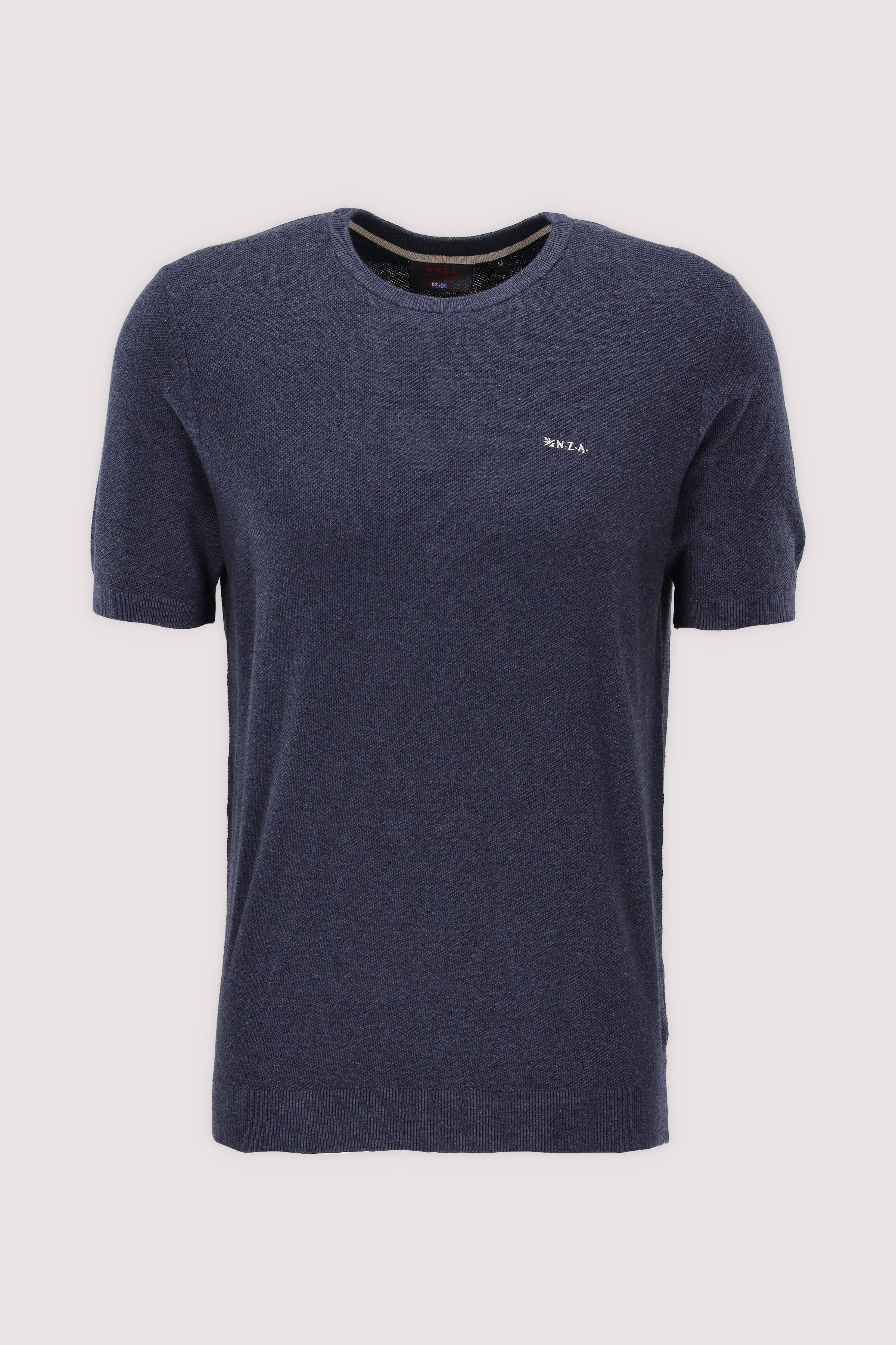 Kurzarm-T-Shirt Oxford navy melange