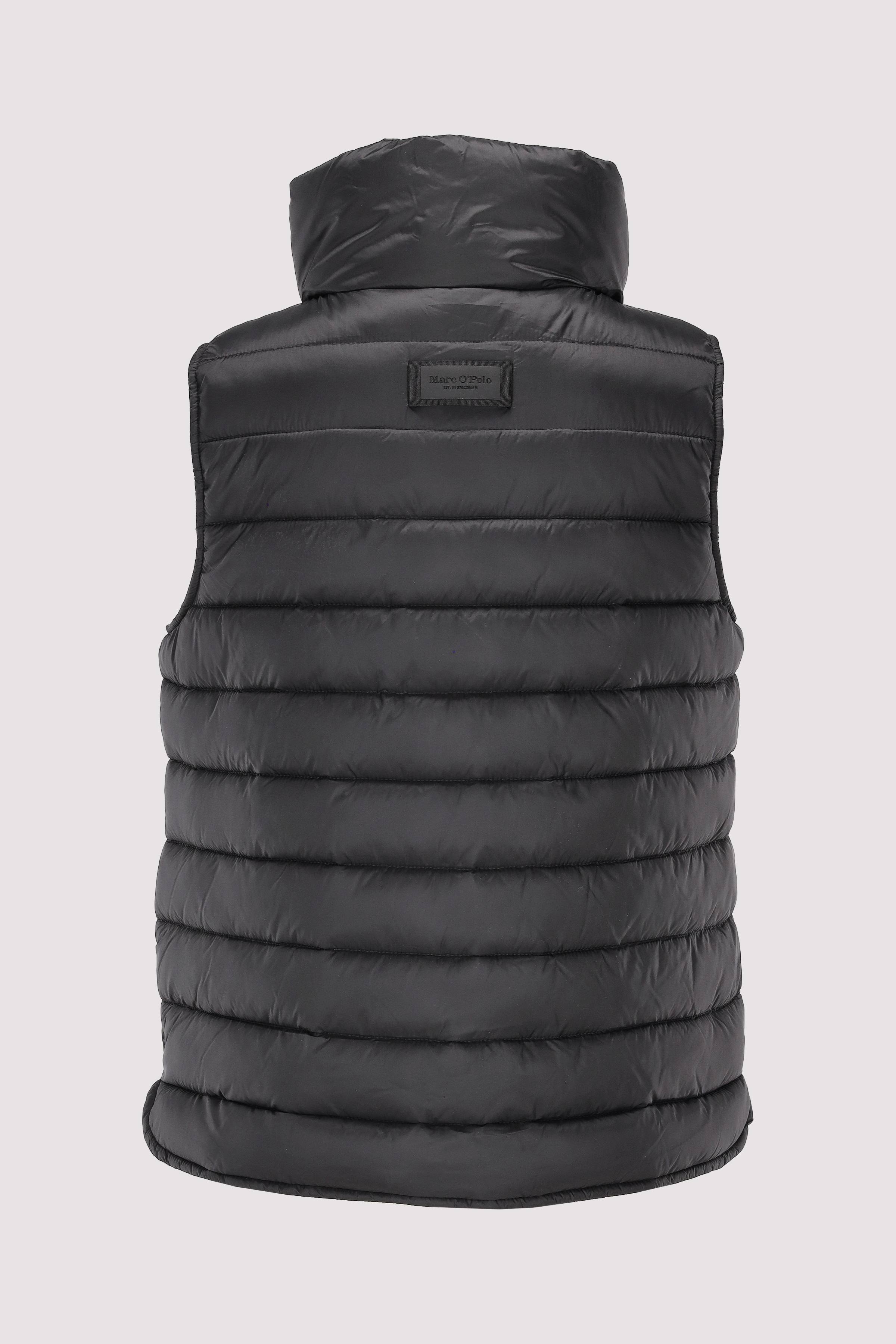 Recycled no down, vest, fiber 