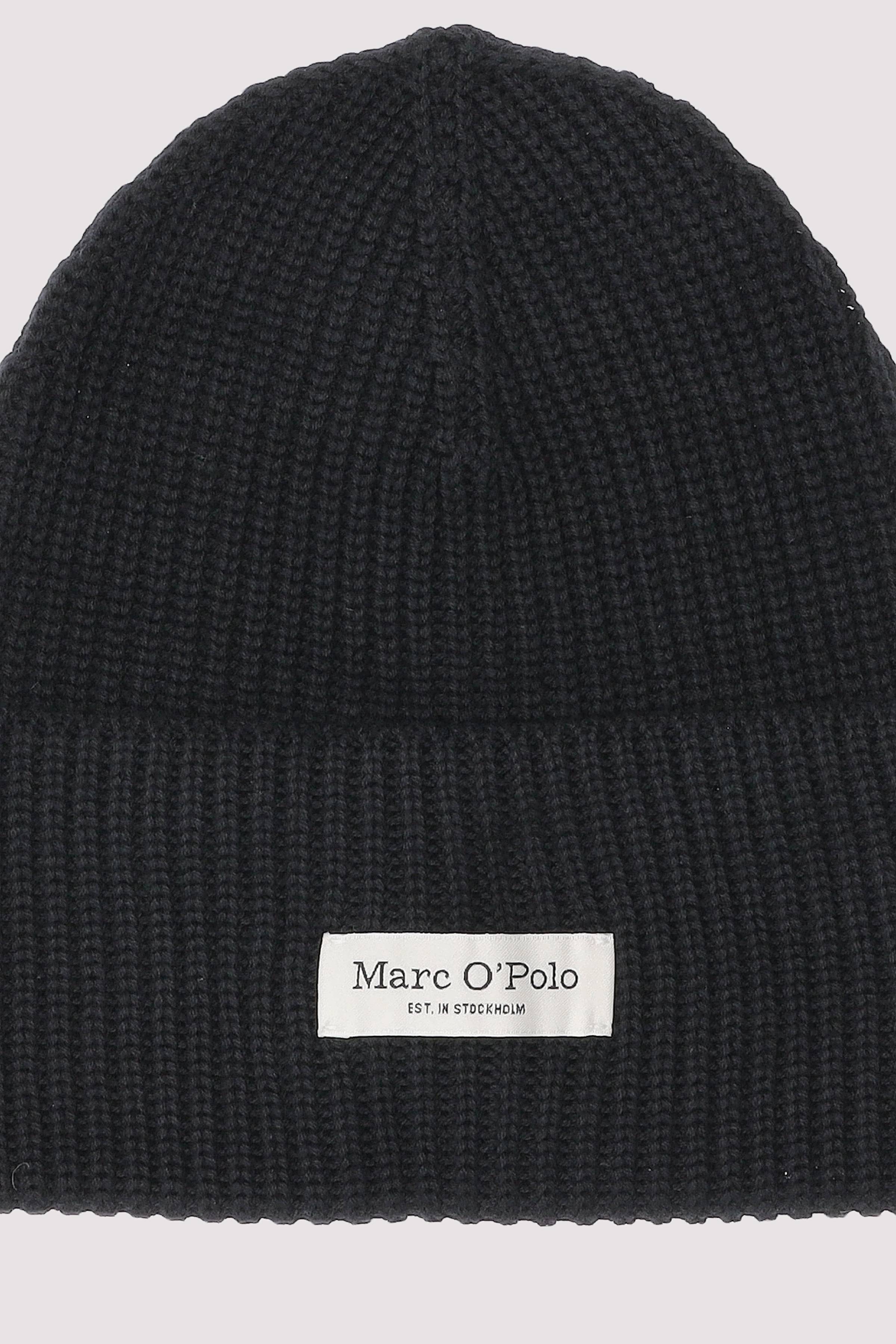 Beanie, knitted, fold-up, stru