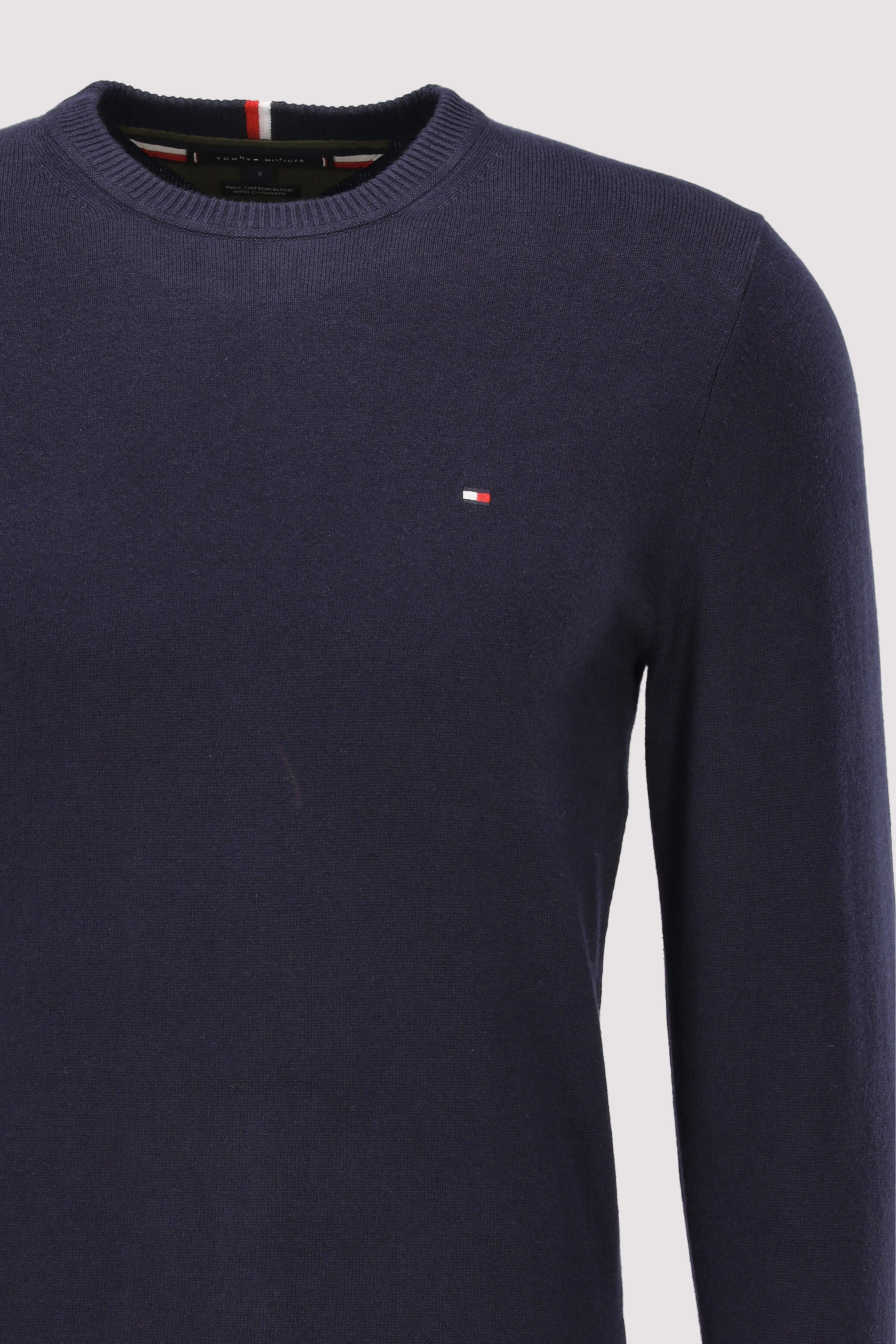Tommy Hilfiger - PIMA ORG CTN CASHMERE CREW NEC Tommy Hilfiger - PIMA ORG CTN CASHMERE CREW NEC