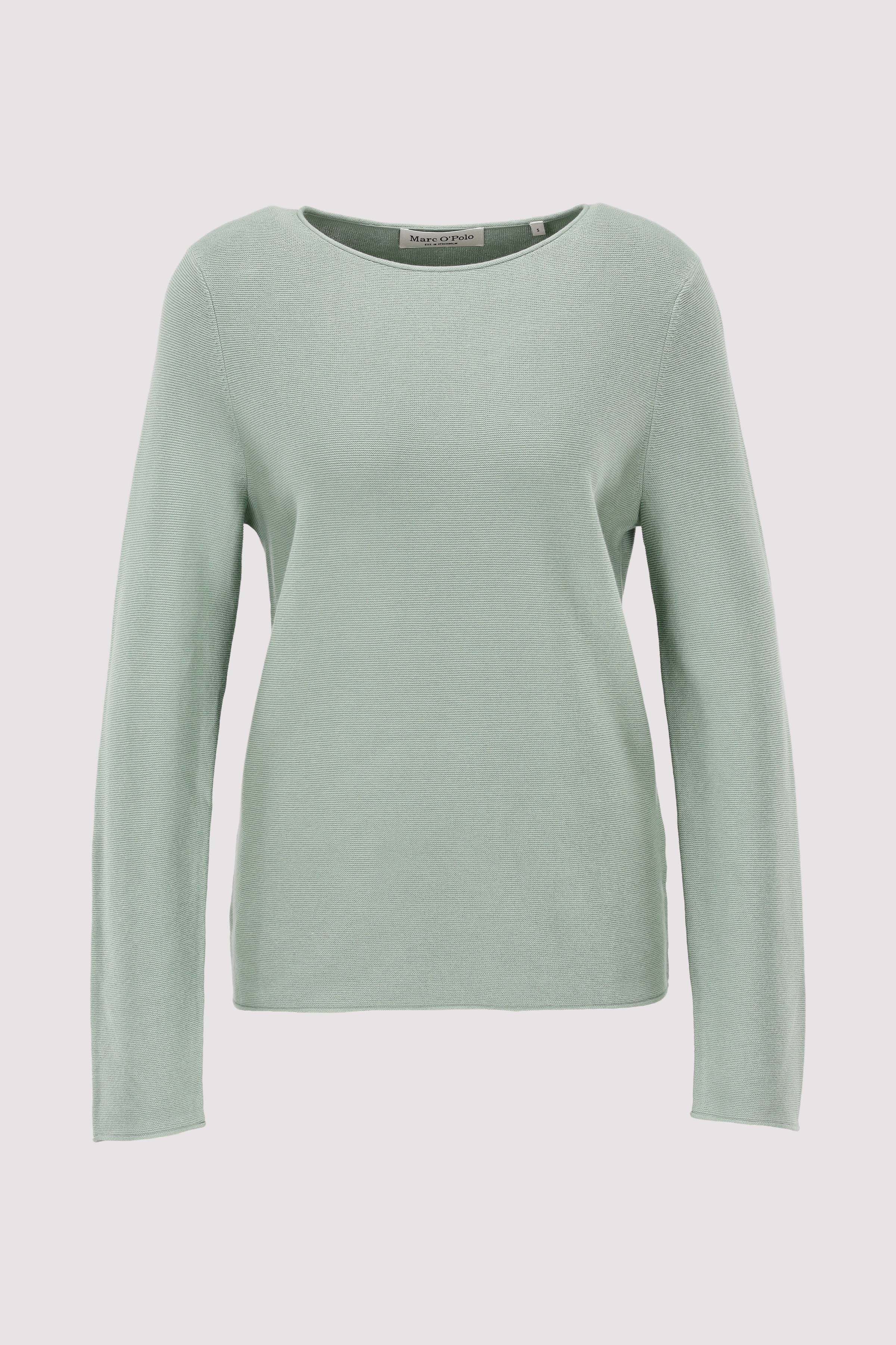 Pullover, longsleeve, boat nec