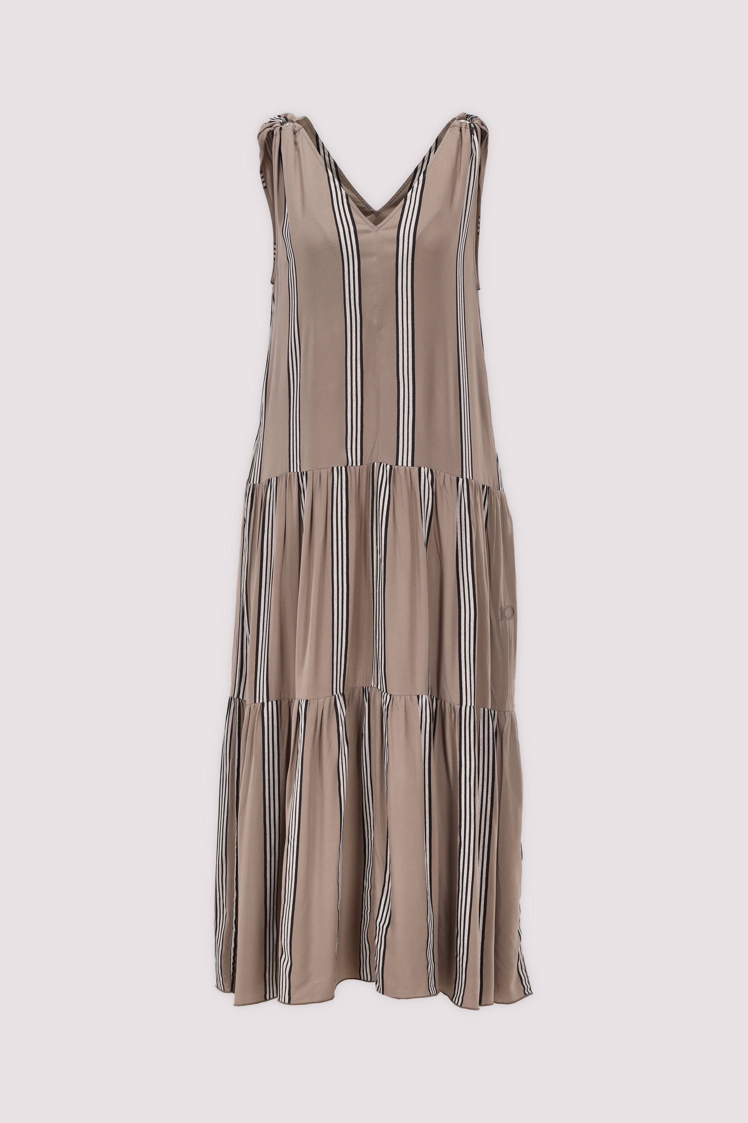 Flowy Maxi Dress Stripes