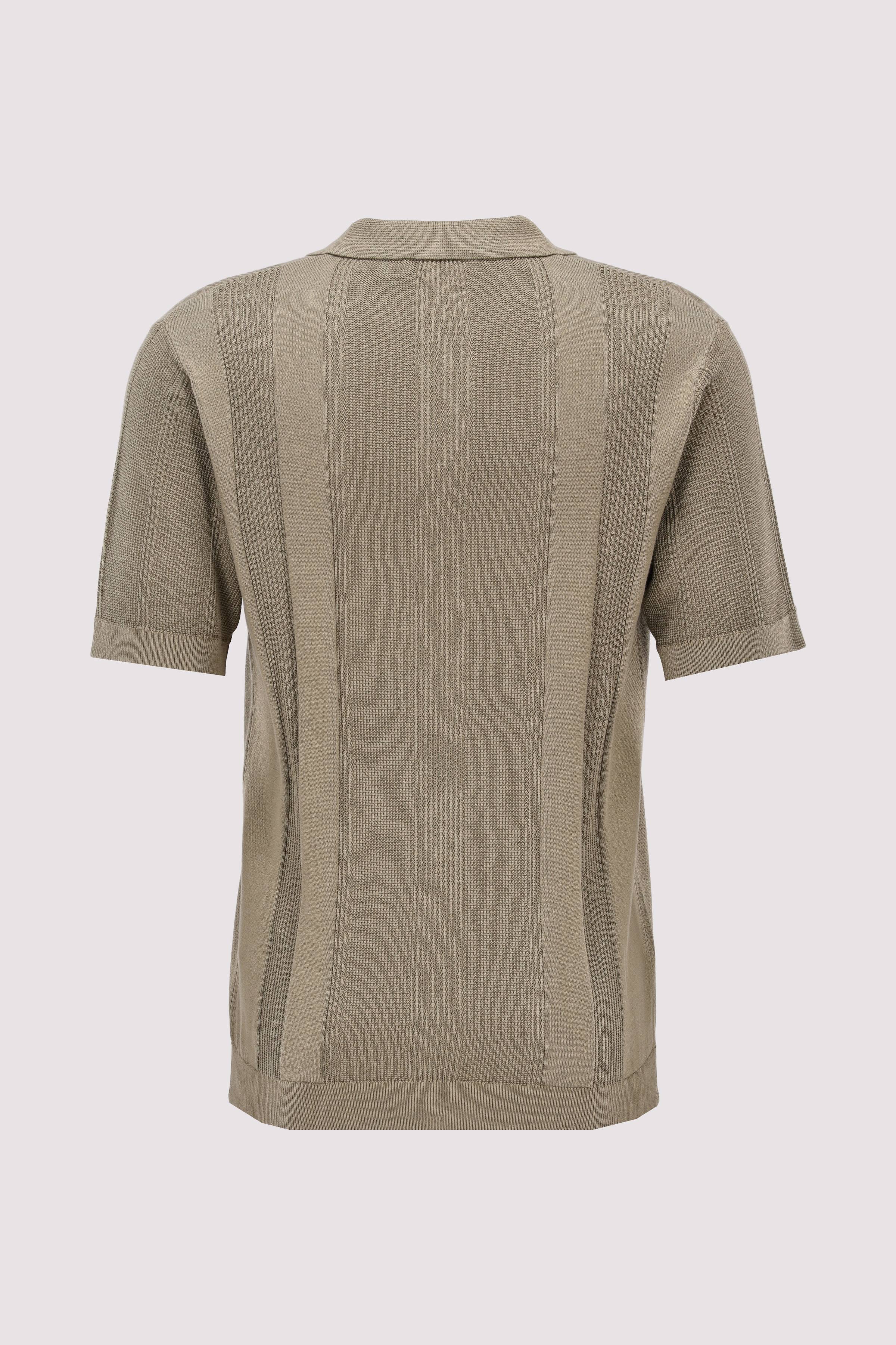 SLHCHANNING SS KNIT STRUCTURE 