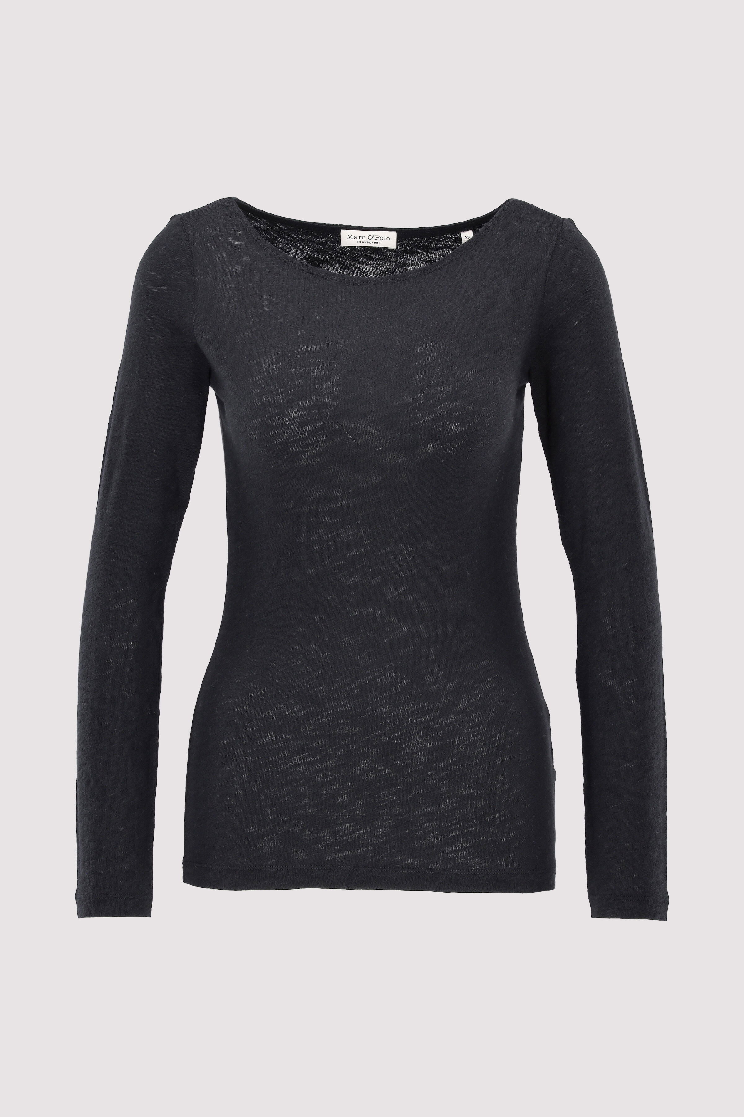 Marc O´Polo International - T-shirt, long sleeve, boat nec