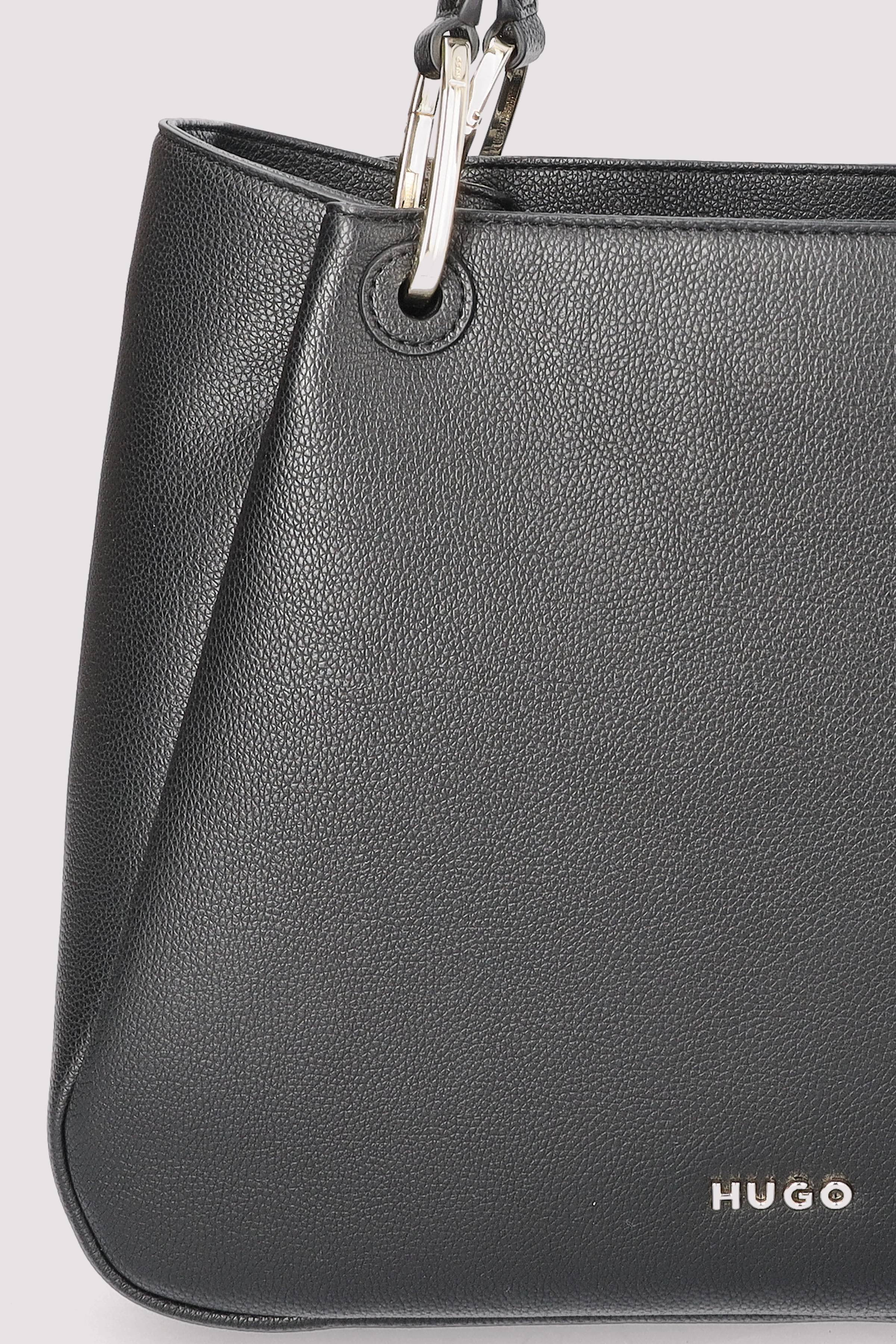 HUGO schwarze Handtasche – urban chic
