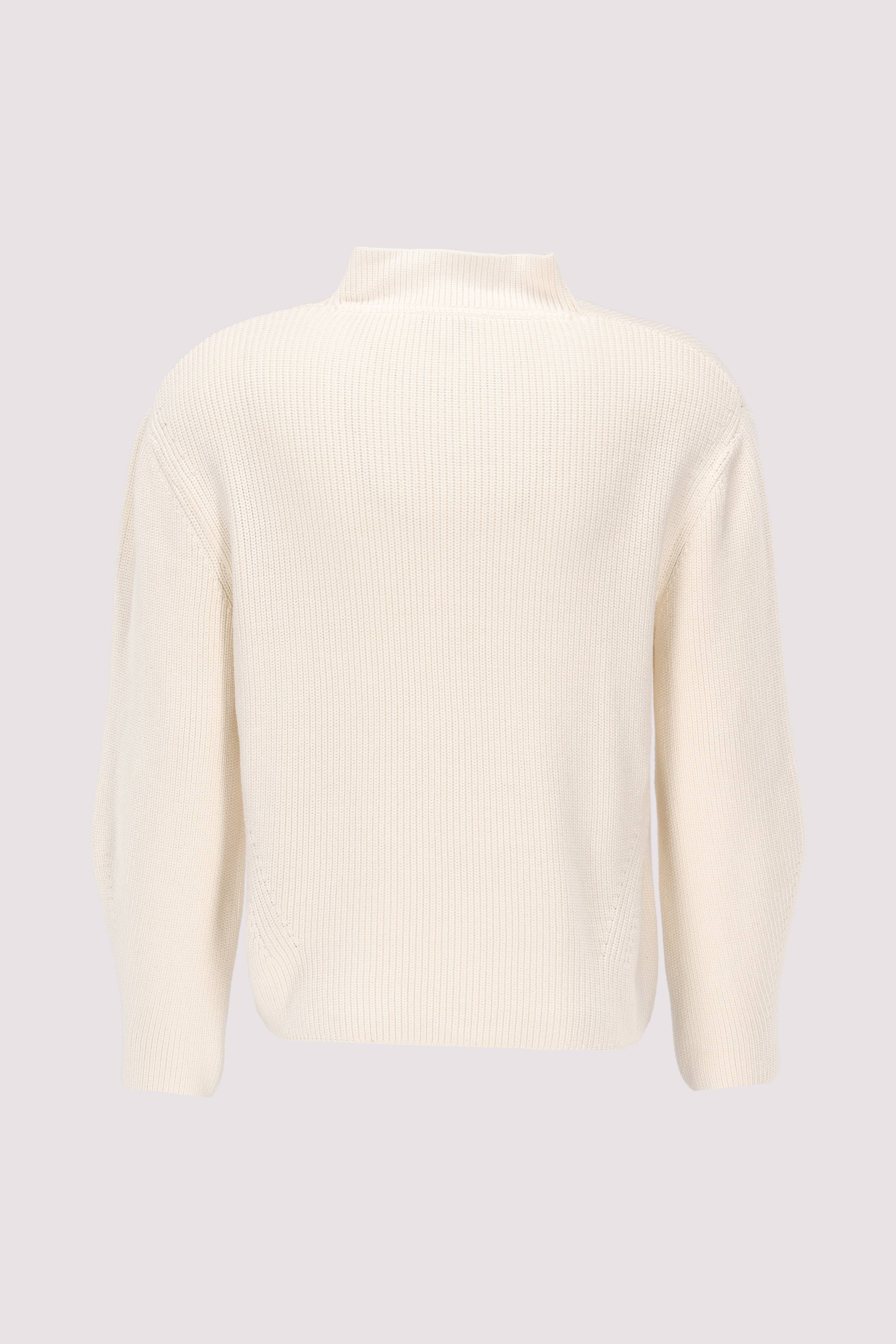 TJW MOCKNECK BADGE SWEATER