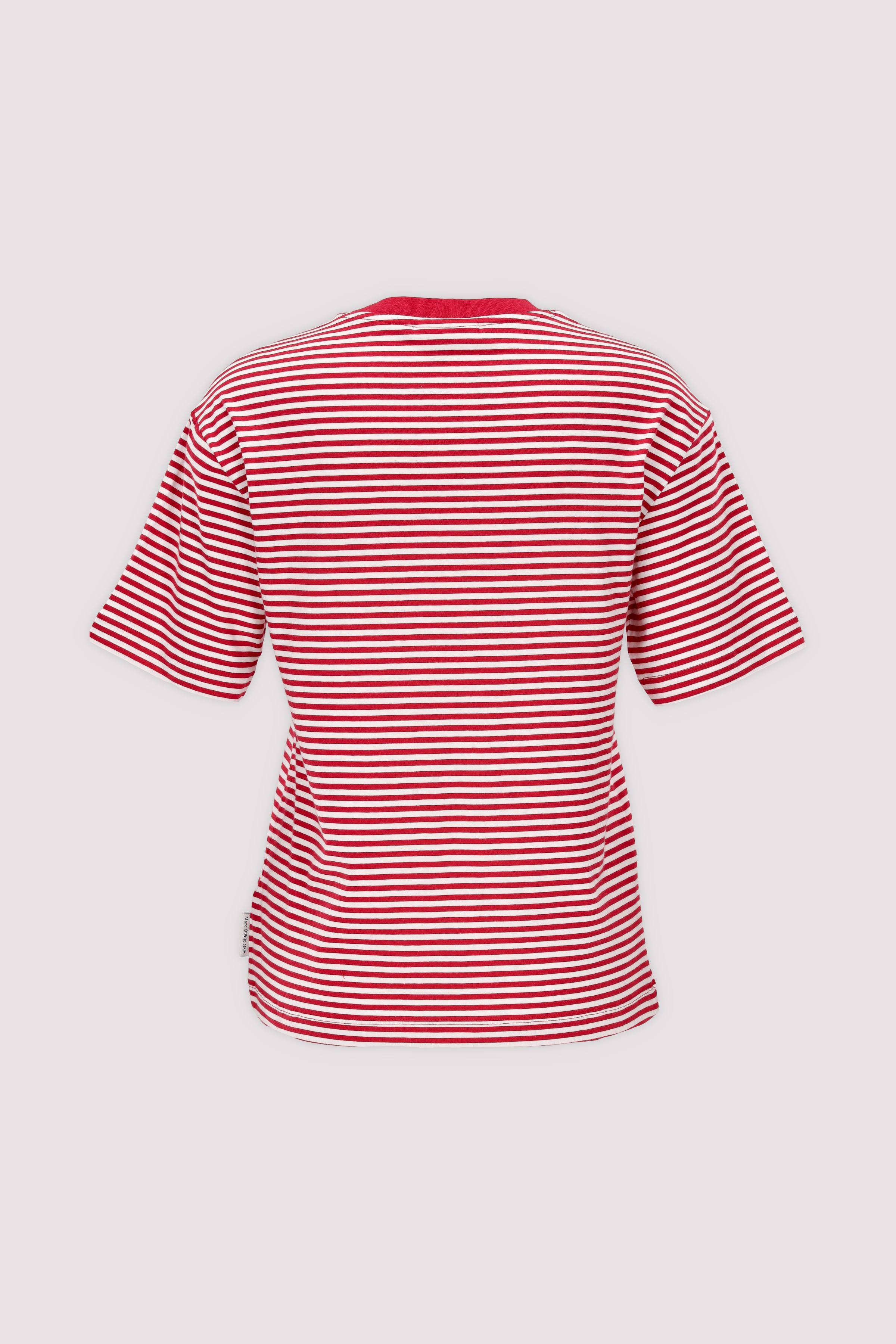 Marc O'Polo Denim - Marc O'Polo T-Shirt Rot aus Baumwolle