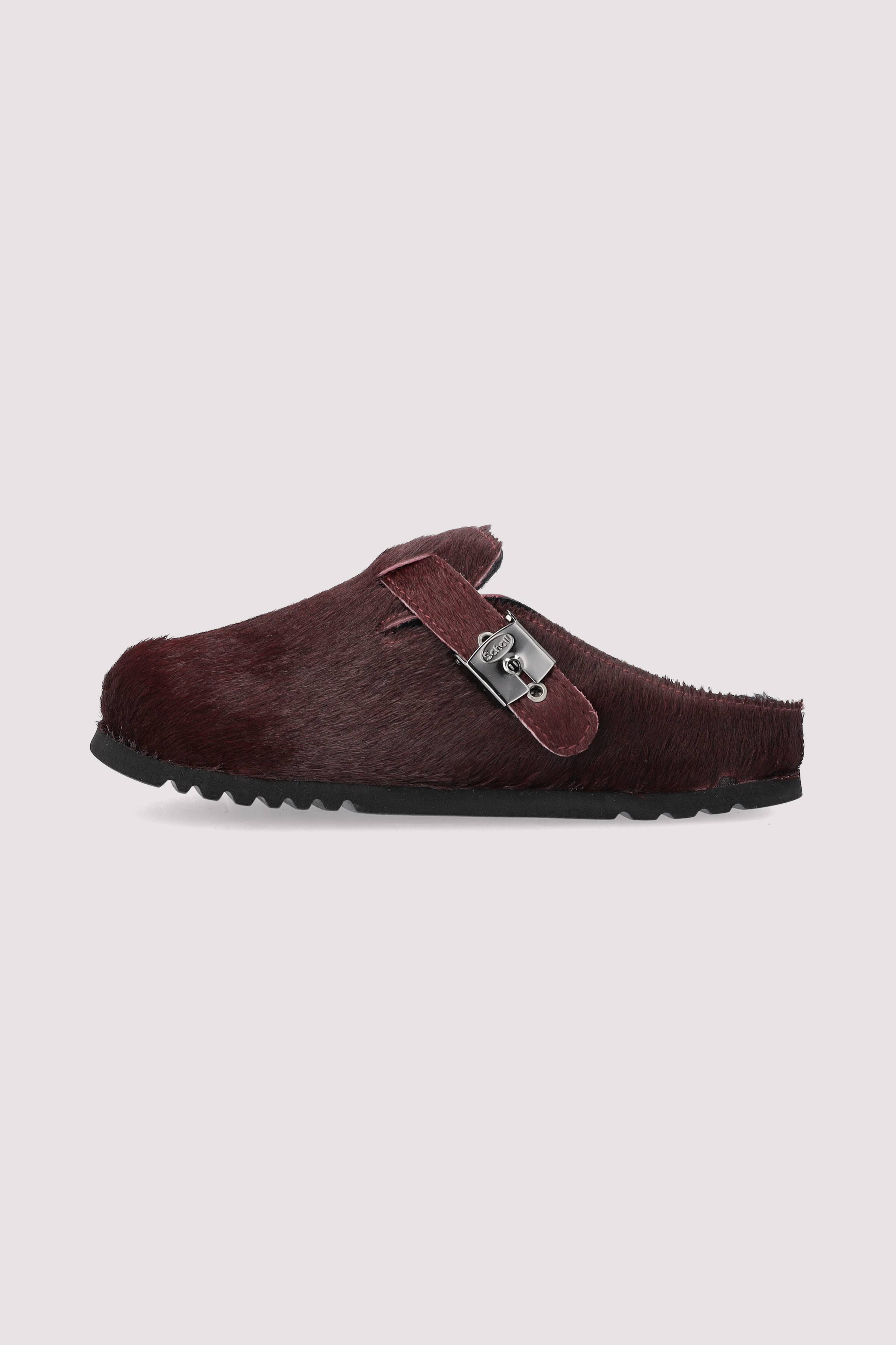 Scholl Sandale aus Leder Cherry