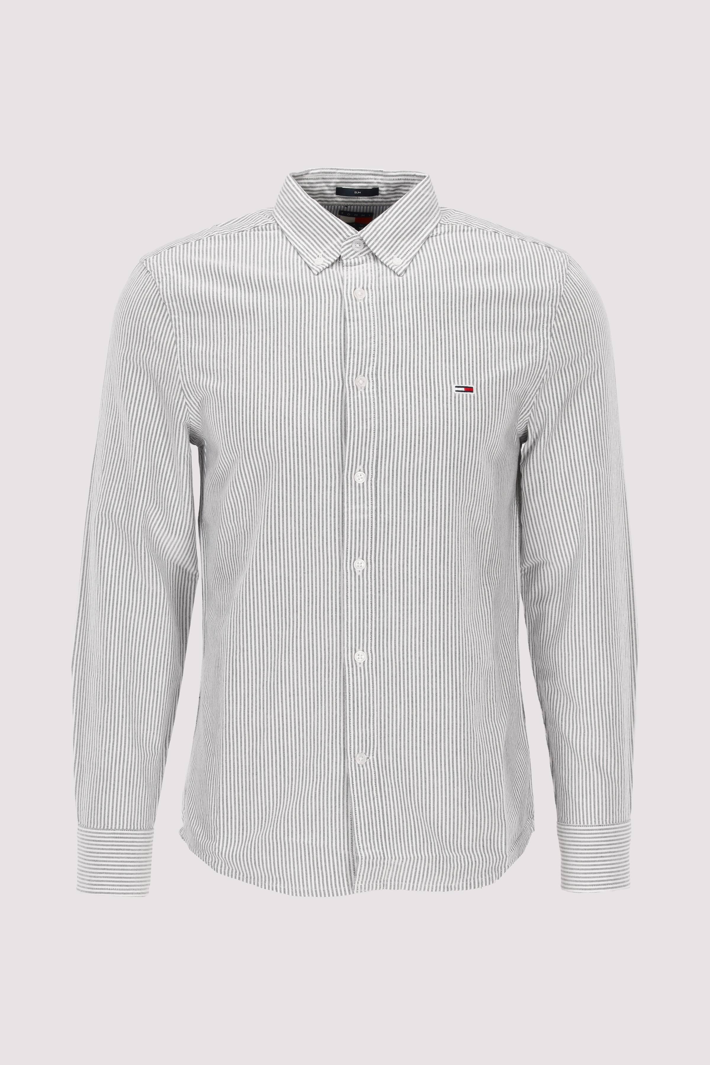 TJM SLIM STRIPE OXFORD SHIRT E