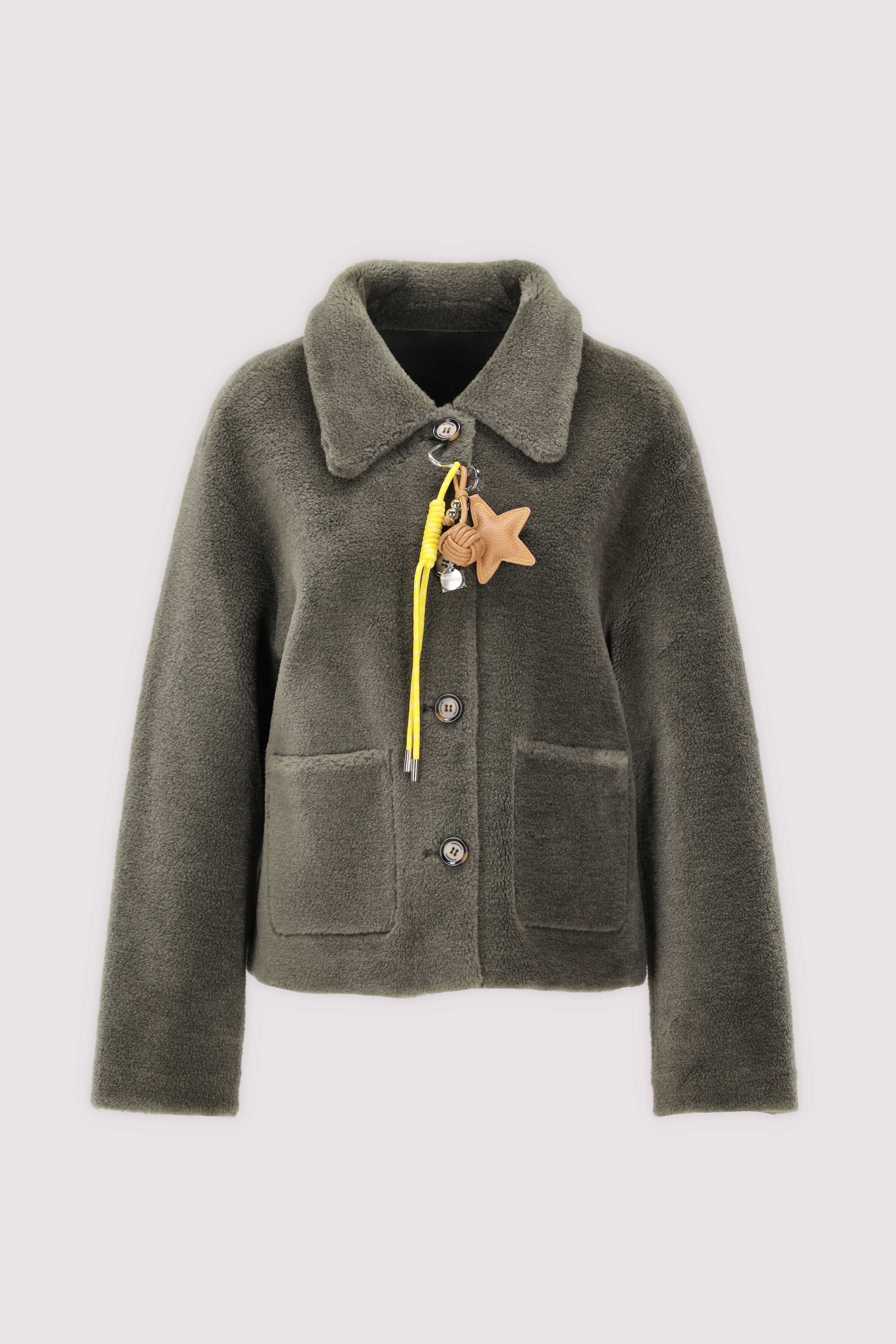 Oakwood Felljacke in Khaki