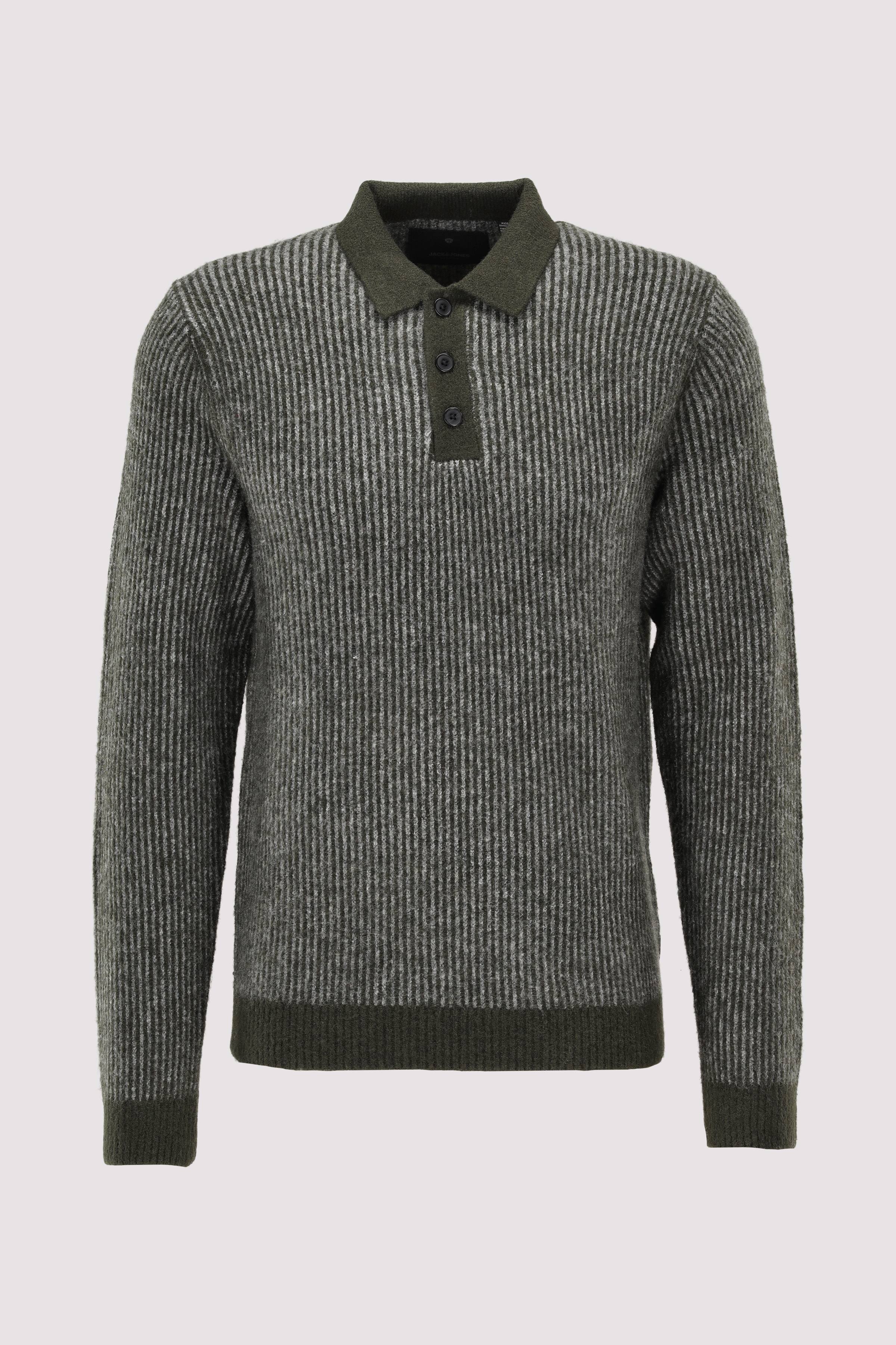 Jack and Jones Rundhalspullover kariert